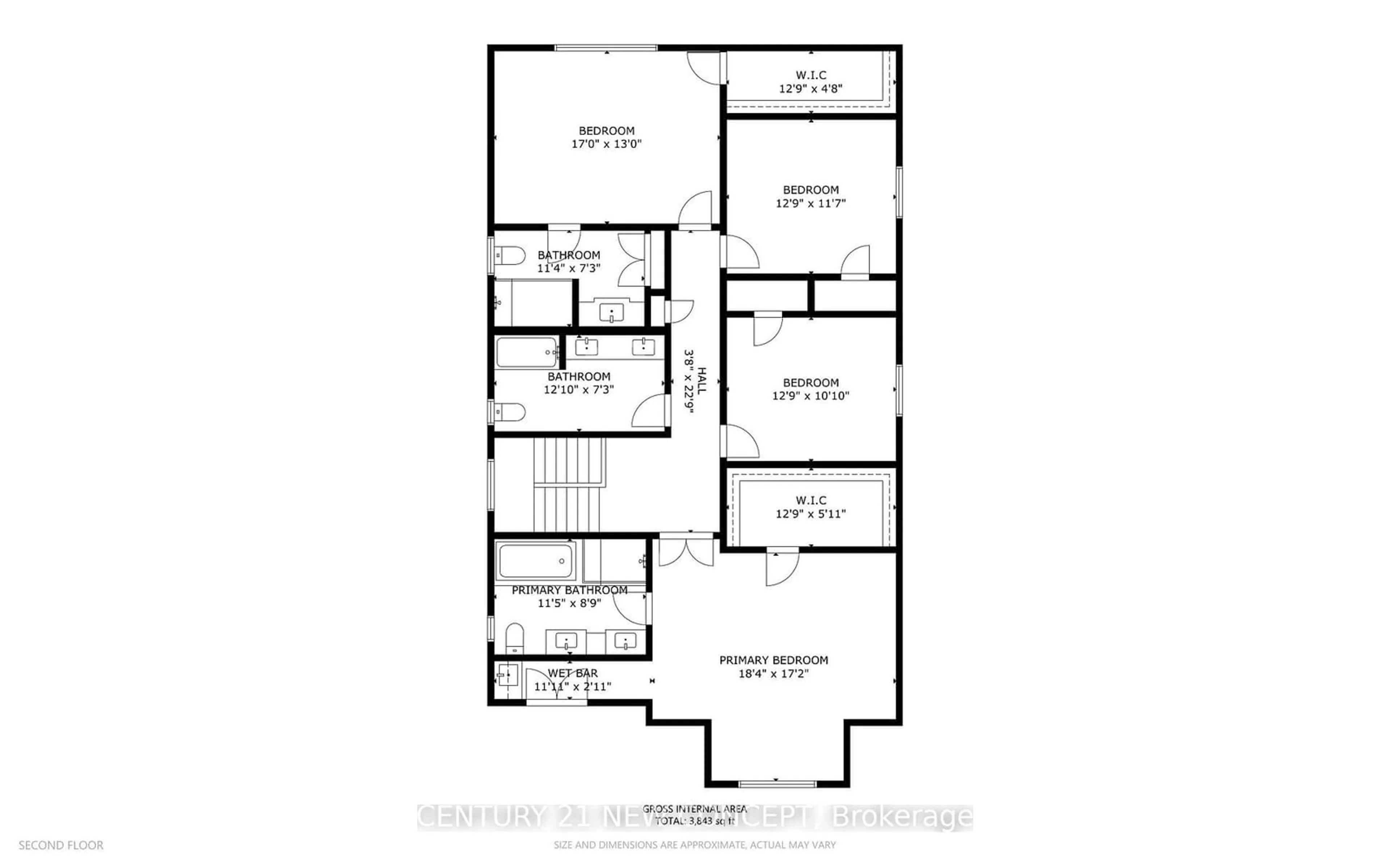 Floor plan for 508 Valridge Dr, Hamilton Ontario L9G 0A9