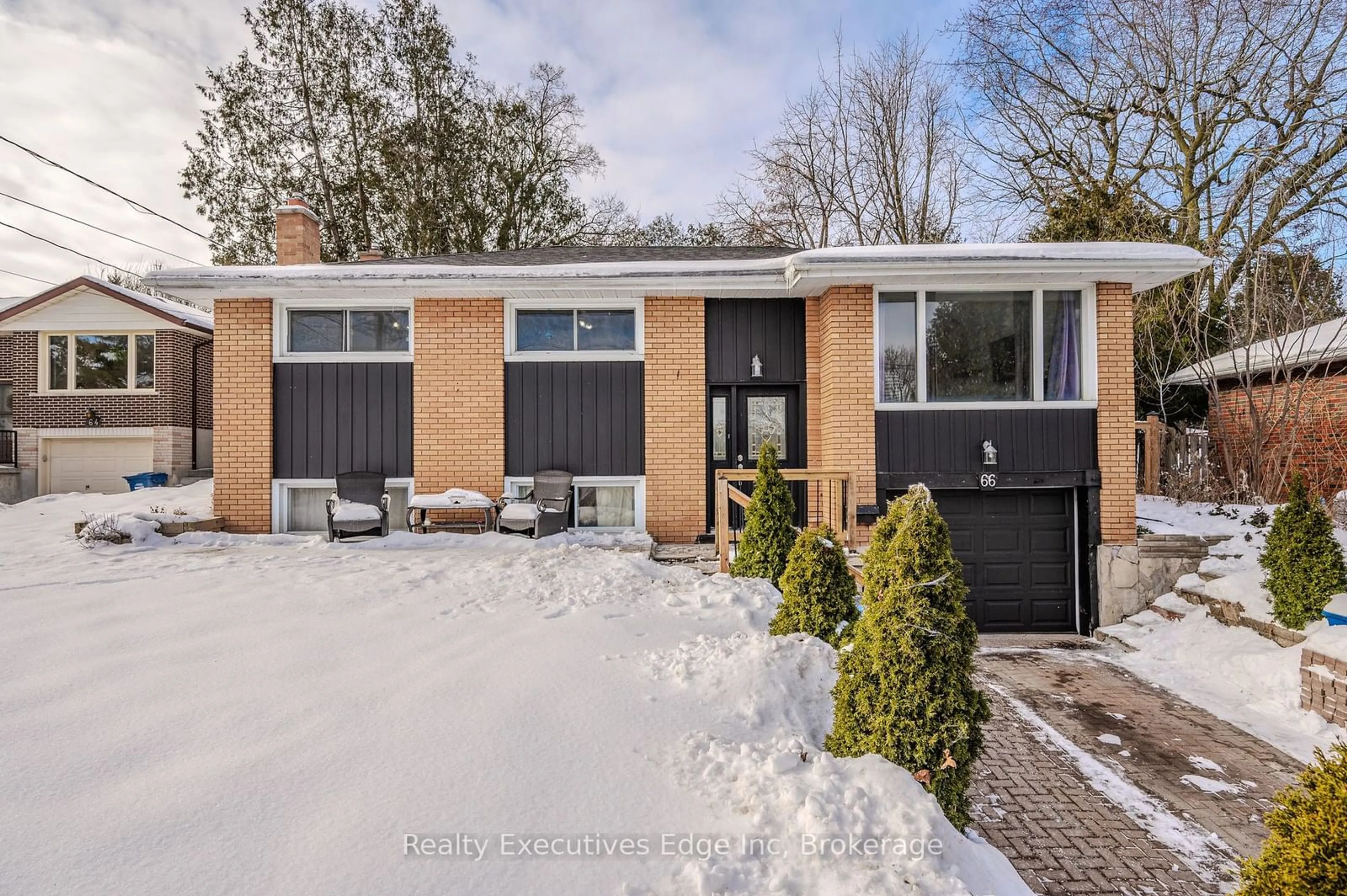 Home with brick exterior material, street for 66 Rosewood Ave, Guelph Ontario N1H 6A1