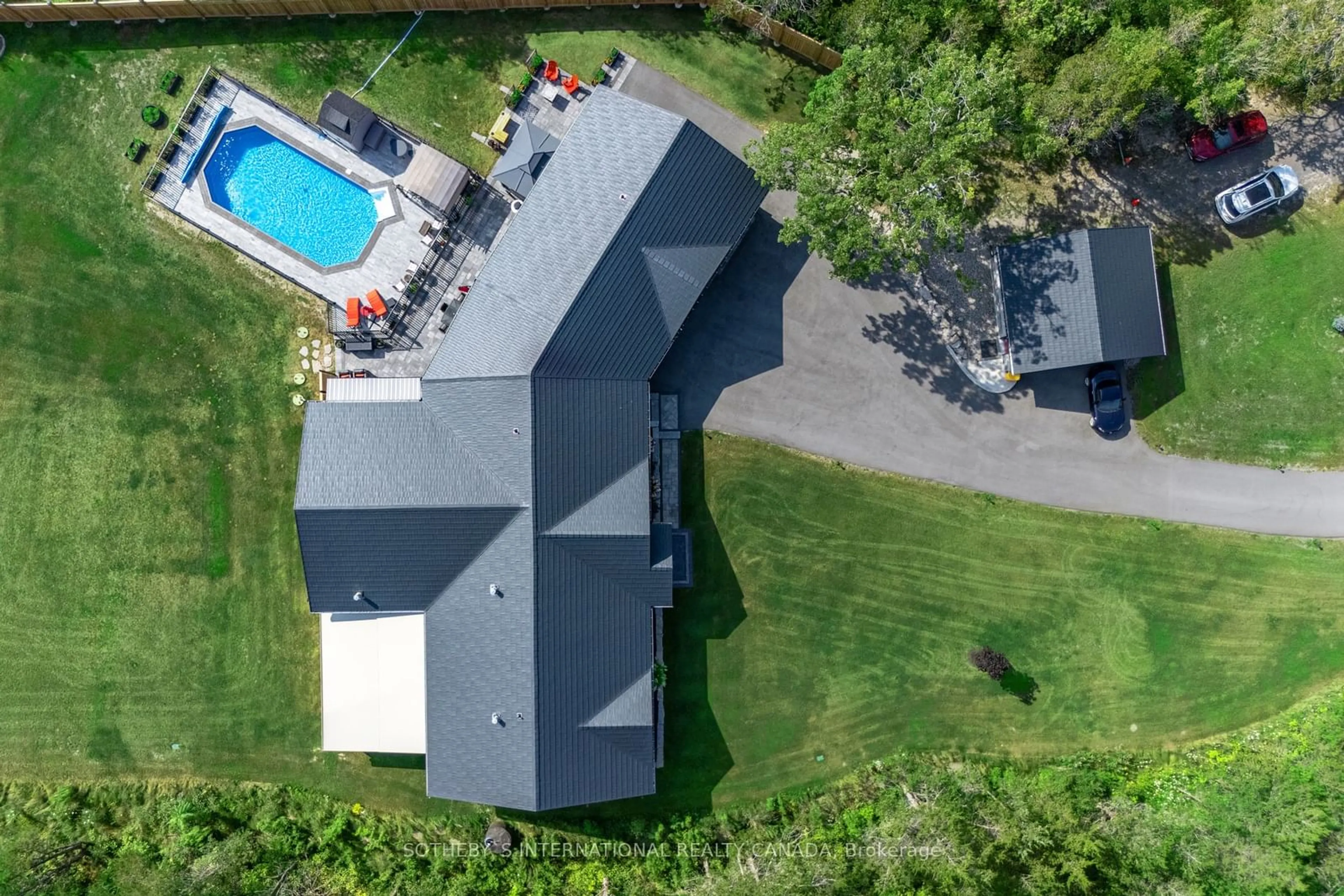 A pic from outside/outdoor area/front of a property/back of a property/a pic from drone, unknown for 90 Sunrise Dr, Prince Edward County Ontario K8N 4Z7