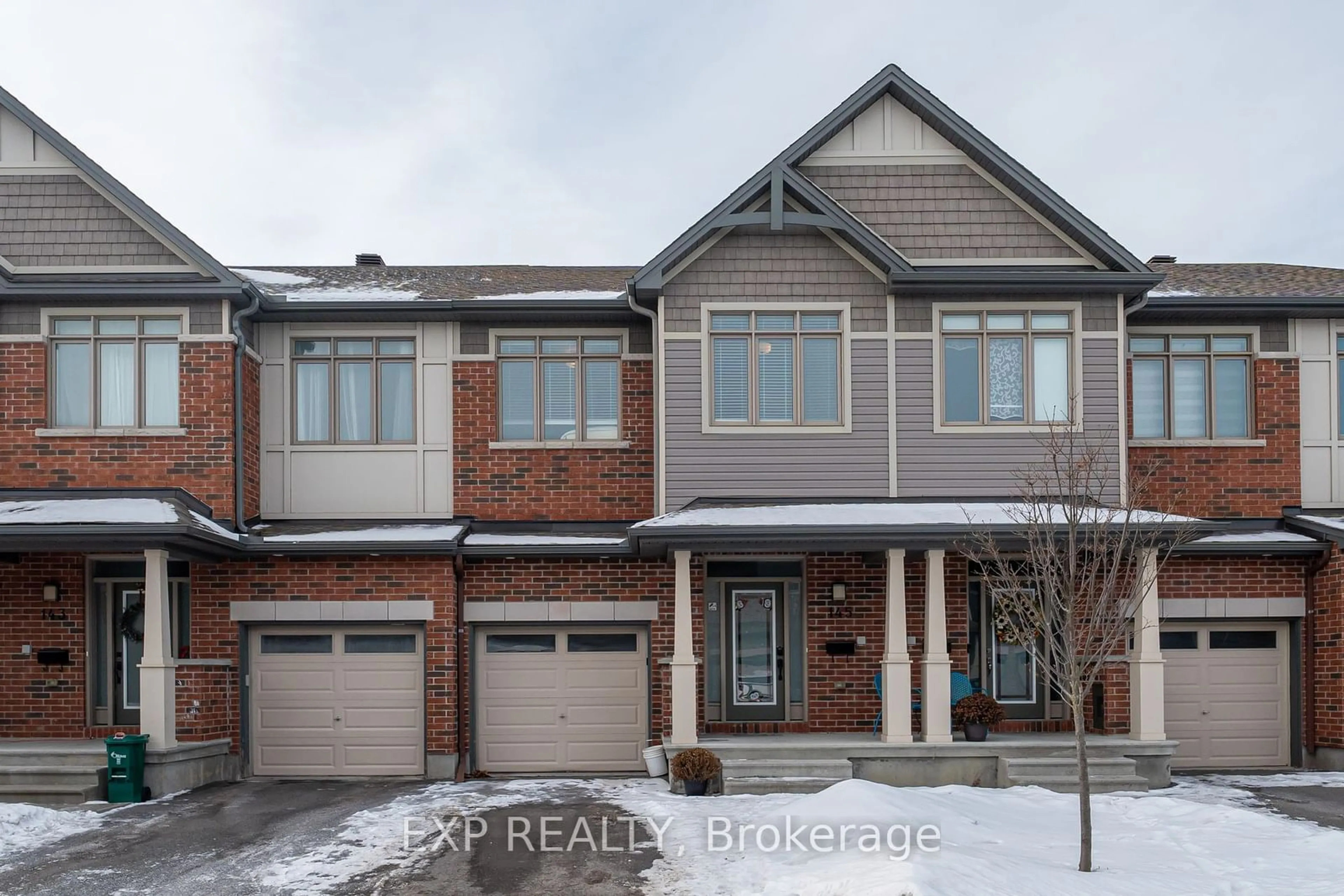 Home with brick exterior material, street for 145 Overberg Way, Kanata Ontario K2S 0V8