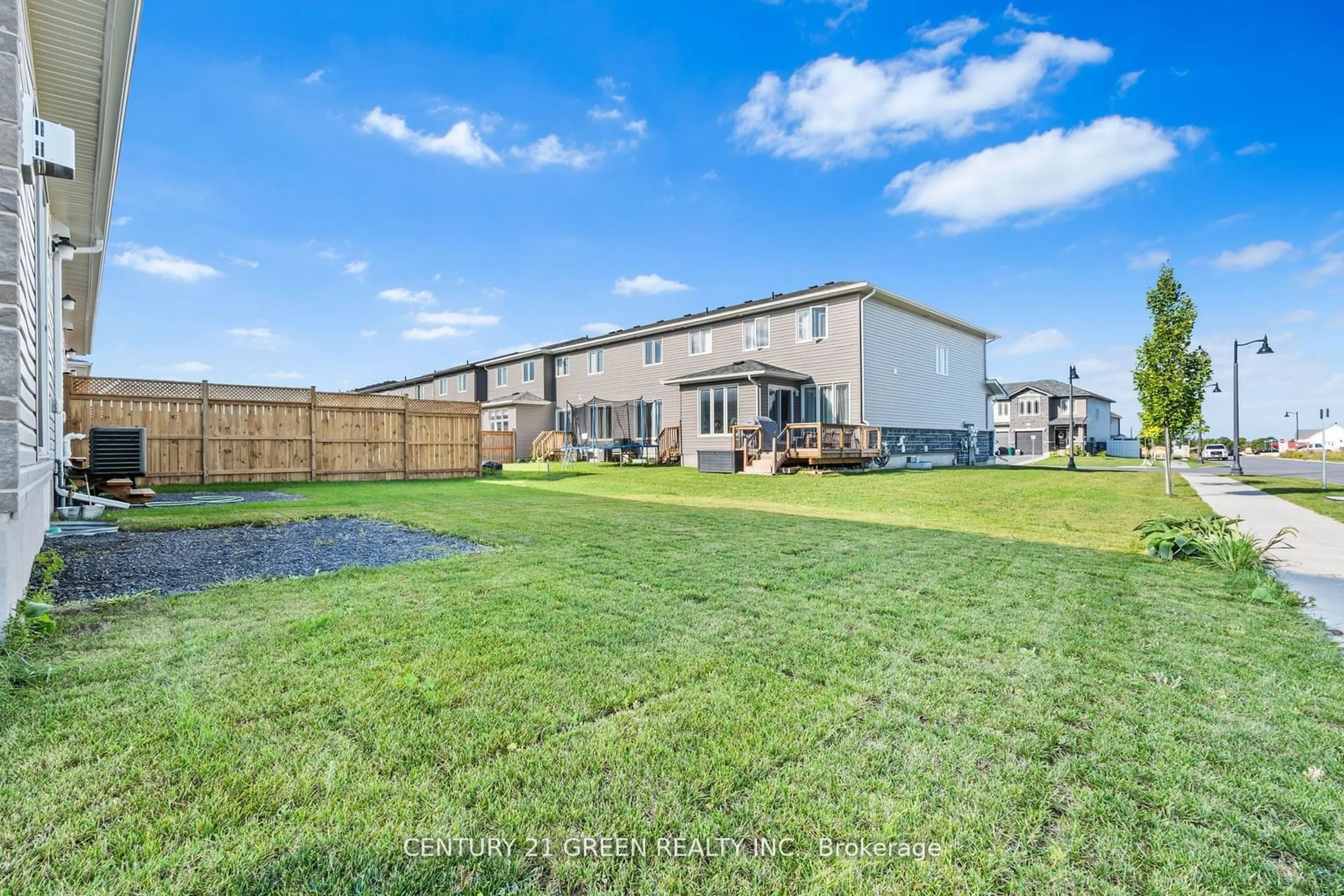 A pic from outside/outdoor area/front of a property/back of a property/a pic from drone, water/lake/river/ocean view for 353 Buckthorn Dr, Kingston Ontario K7P 0S1