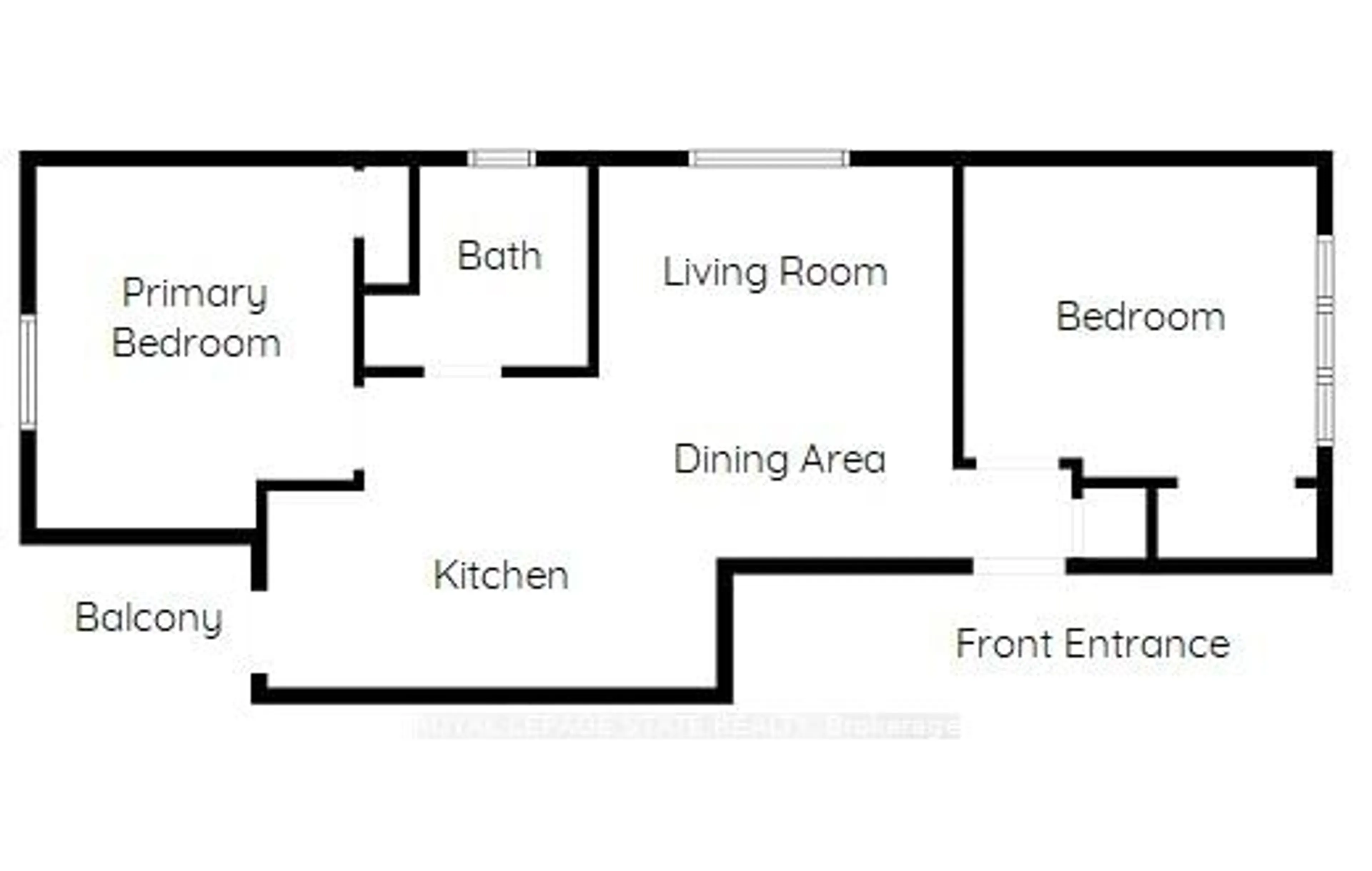 Floor plan for 29 Sherman Ave #6, Hamilton Ontario L8M 2P6