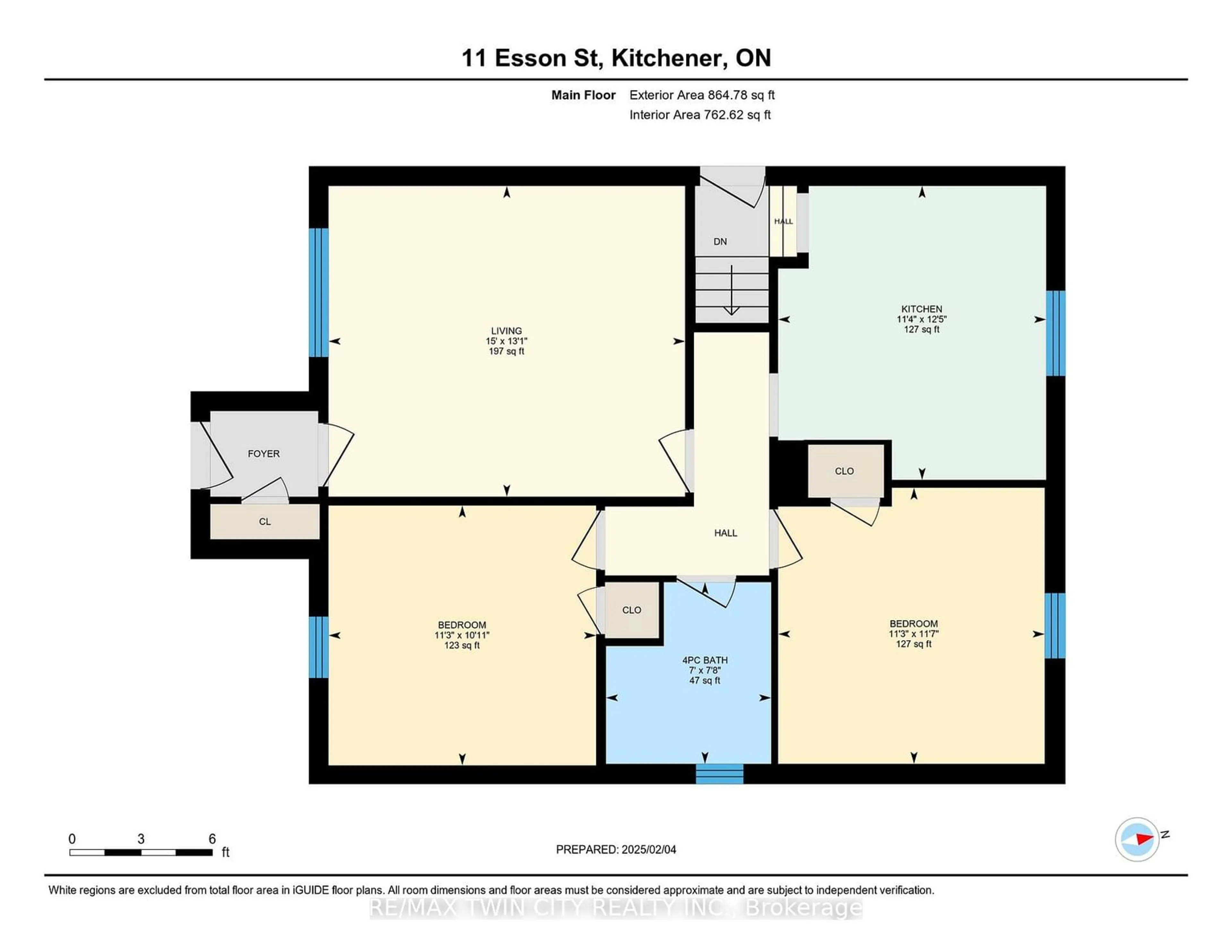 Floor plan for 11 Esson St, Kitchener Ontario N2M 2V1