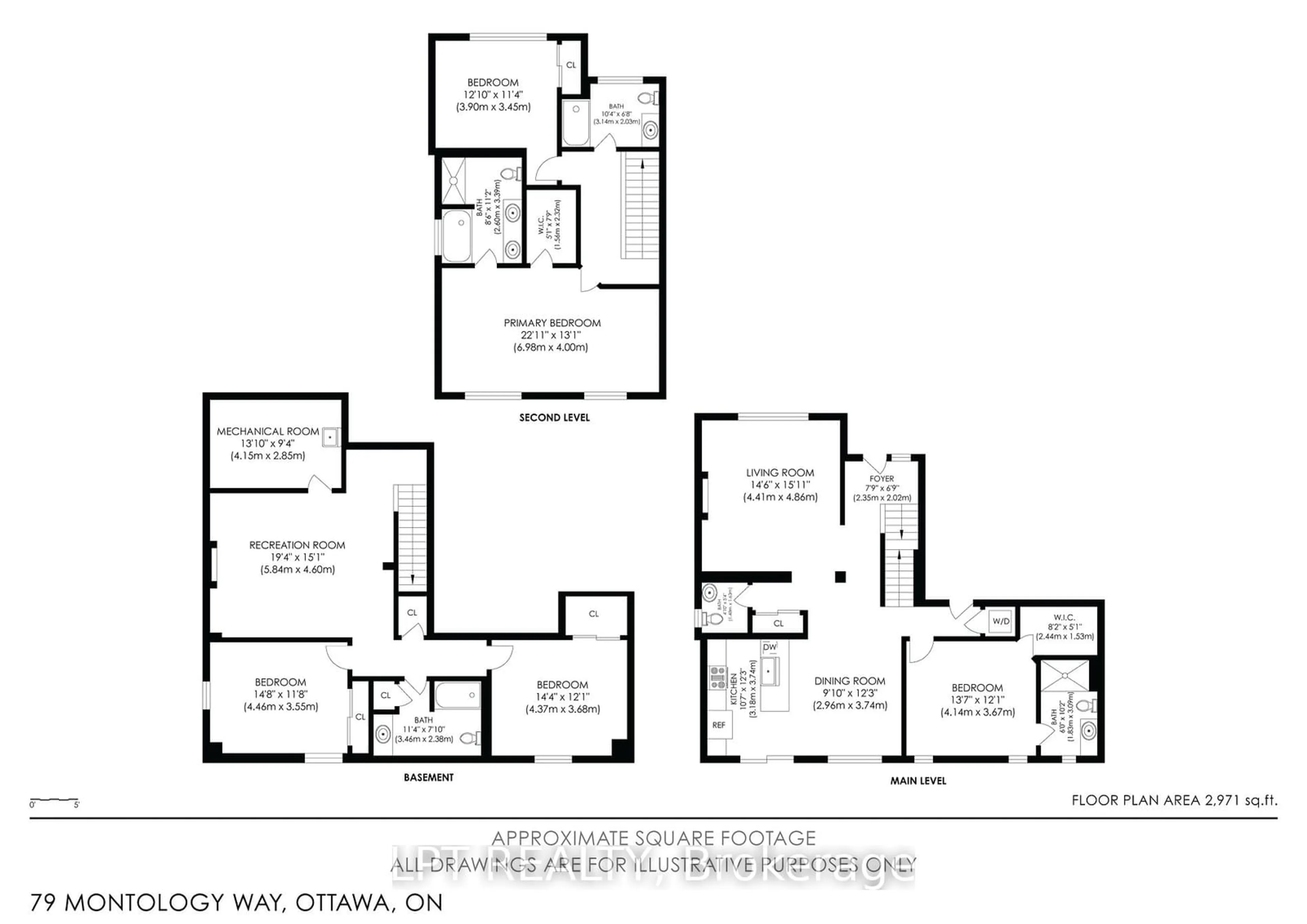 Floor plan for 79 Montology Way, Barrhaven Ontario K2J 6X1