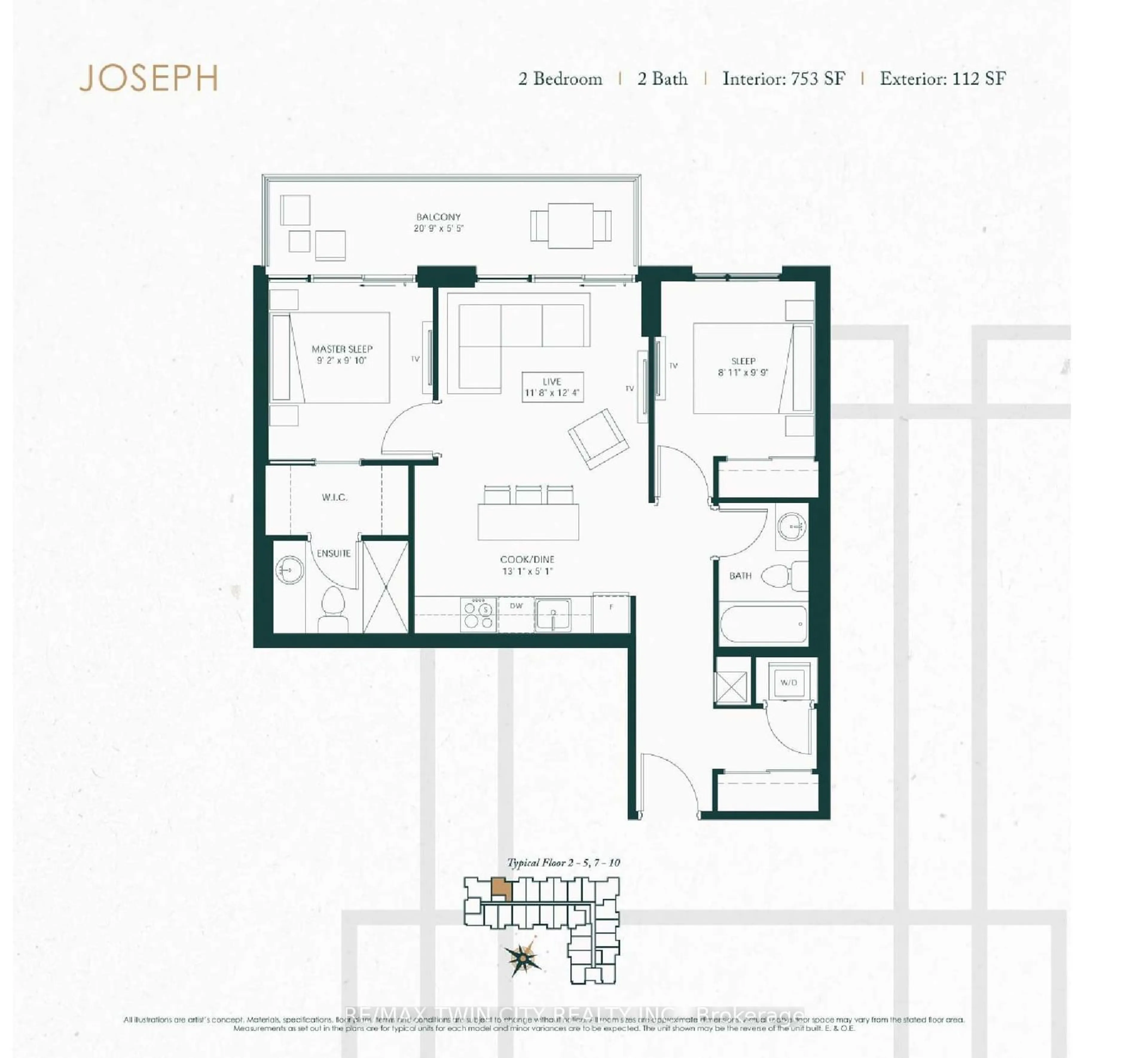 Floor plan for 401 Shellard Lane #422, Brantford Ontario N3T 5L5