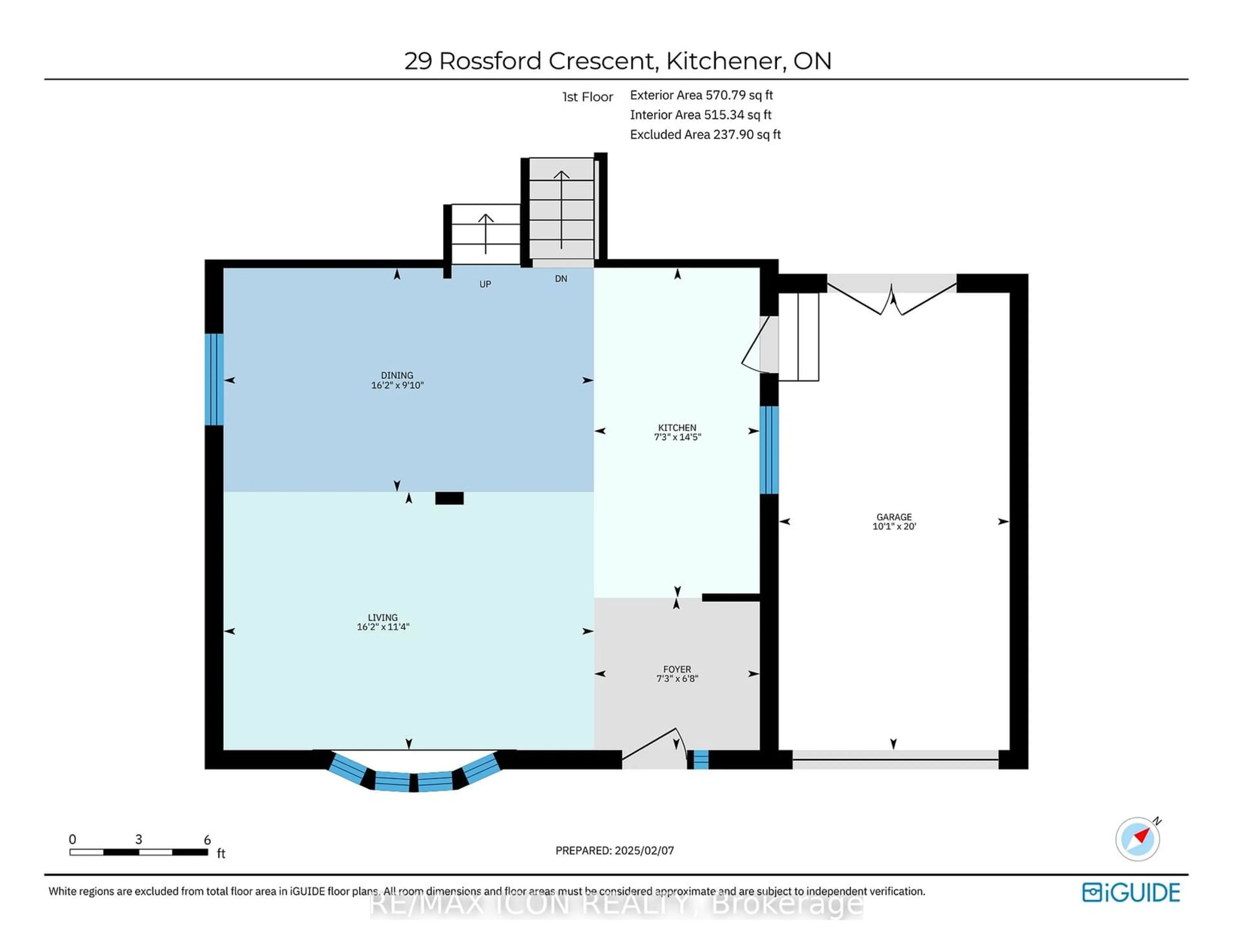 Floor plan for 29 Rossford Cres, Kitchener Ontario N2M 2H8