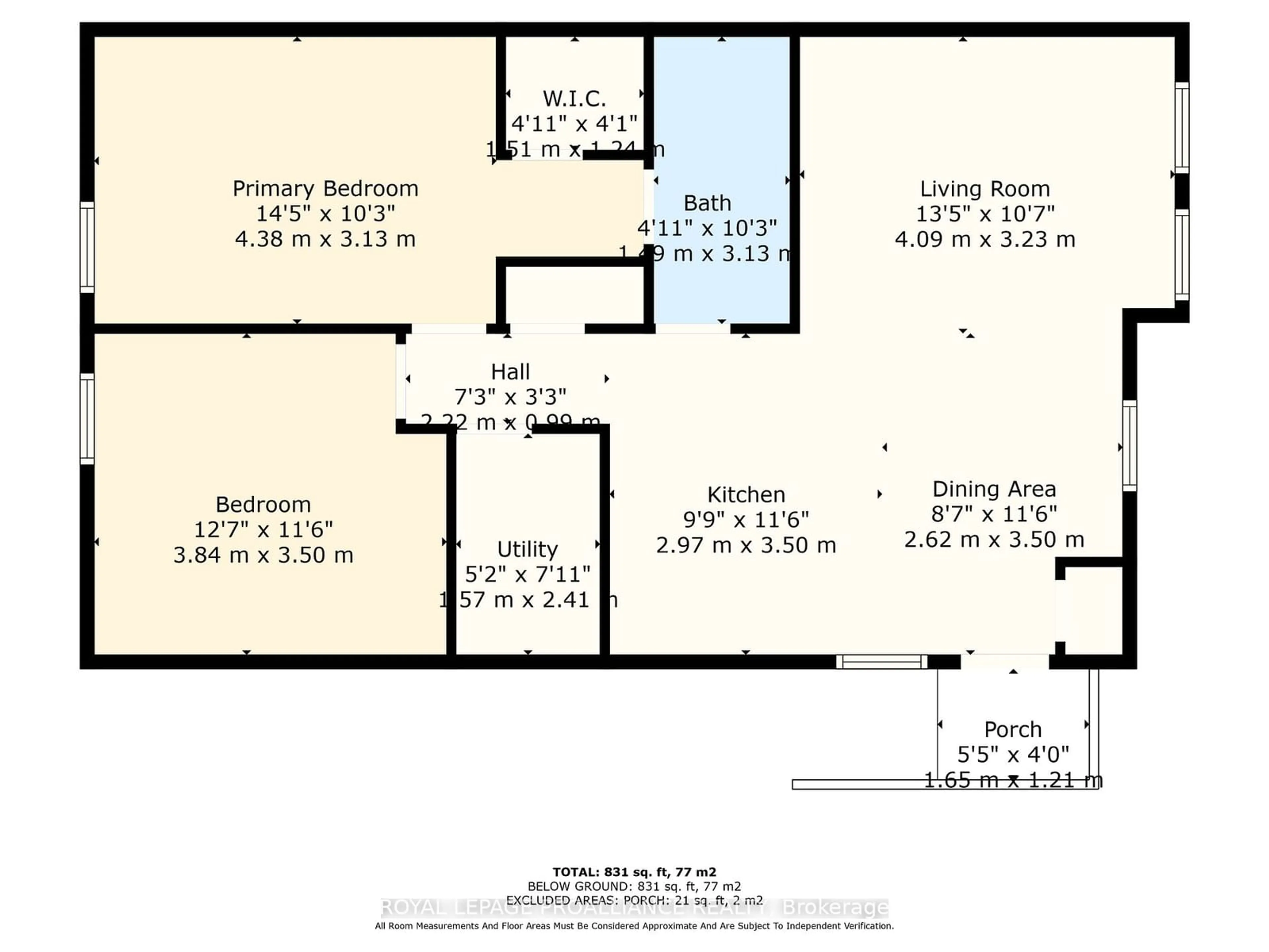 Floor plan for 470 Lonsberry Dr #505, Cobourg Ontario K9A 0K4