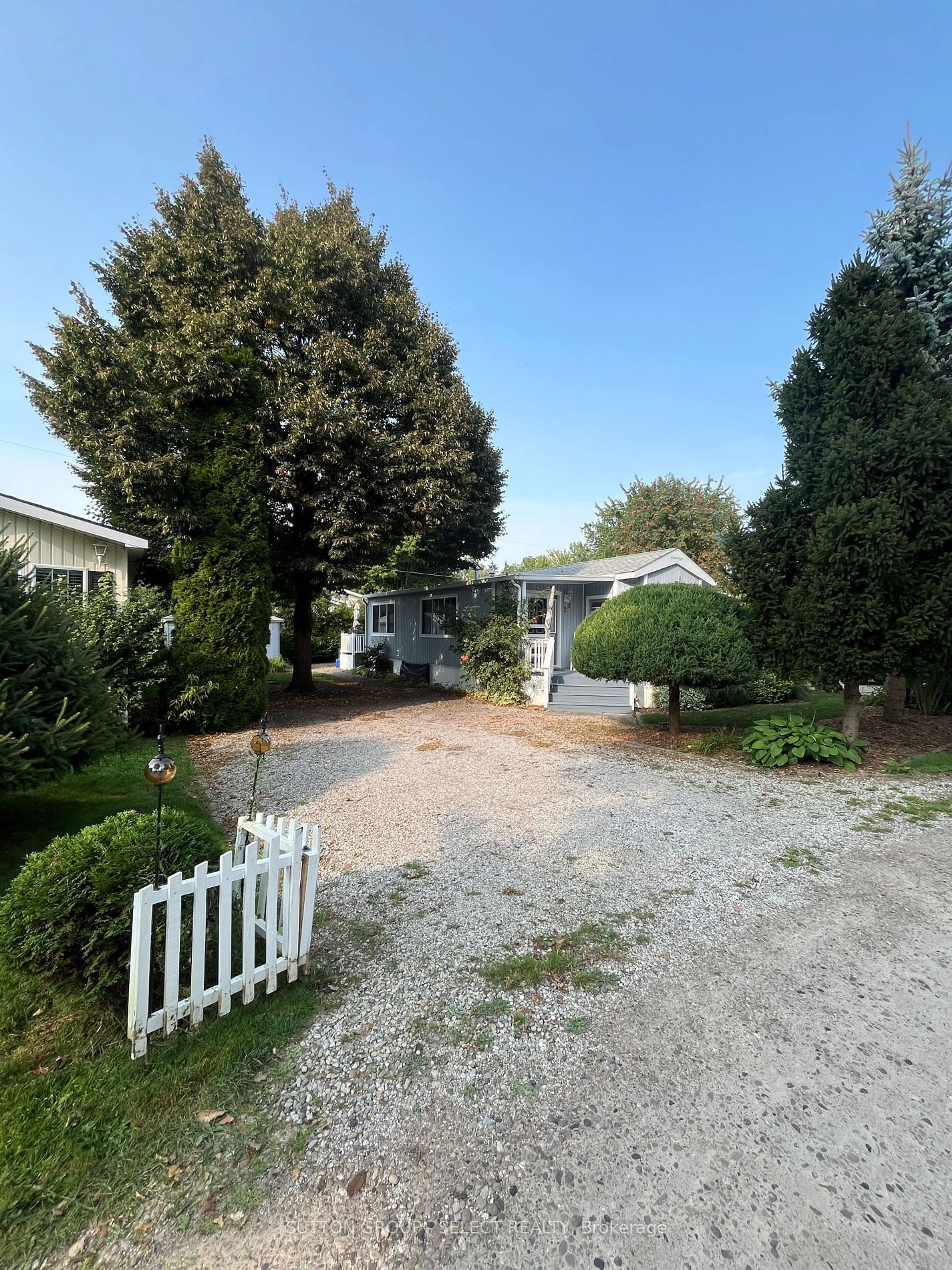 A pic from outside/outdoor area/front of a property/back of a property/a pic from drone, street for 77307 Bluewater Highway #22, Bluewater Ontario N0M 1G0