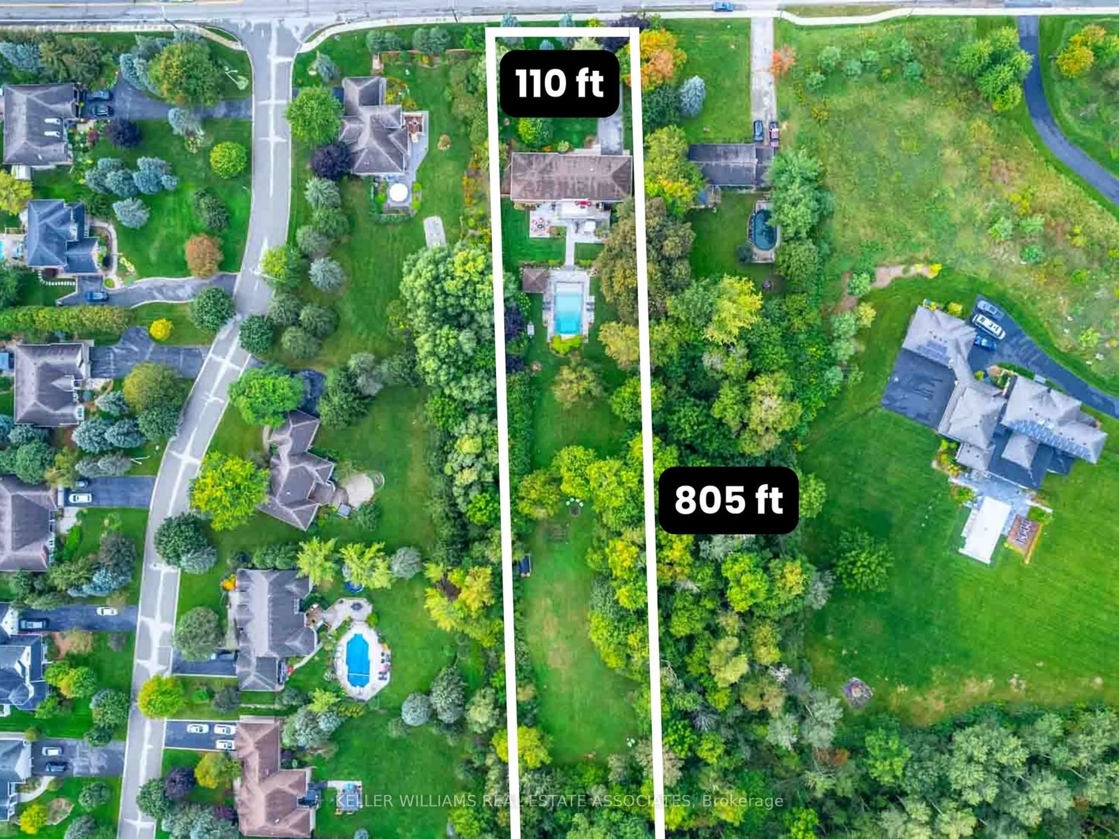 A pic from outside/outdoor area/front of a property/back of a property/a pic from drone, street for 338 Carlisle Rd, Hamilton Ontario L0R 1H1