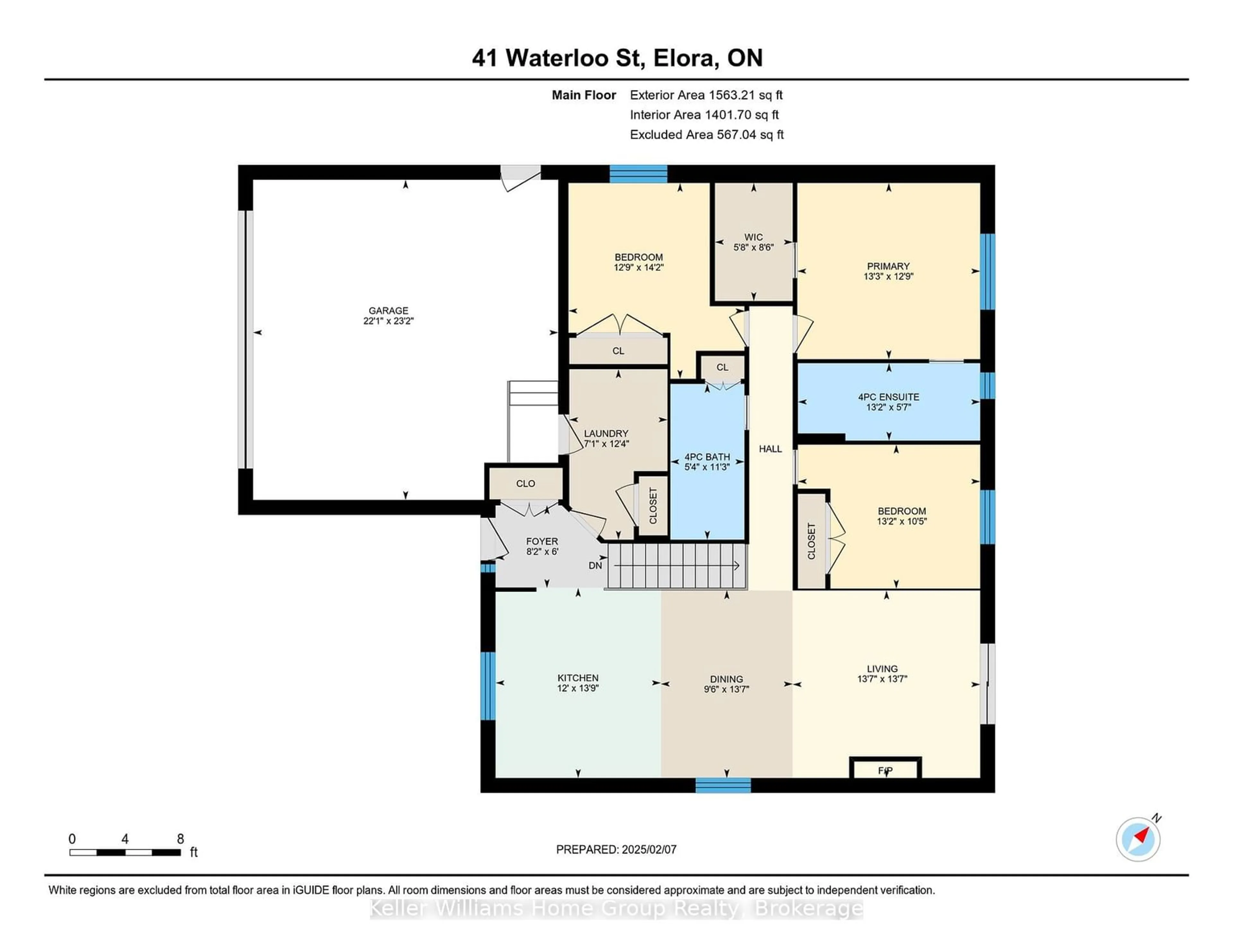 Floor plan for 41 Waterloo St, Centre Wellington Ontario N0B 1S0