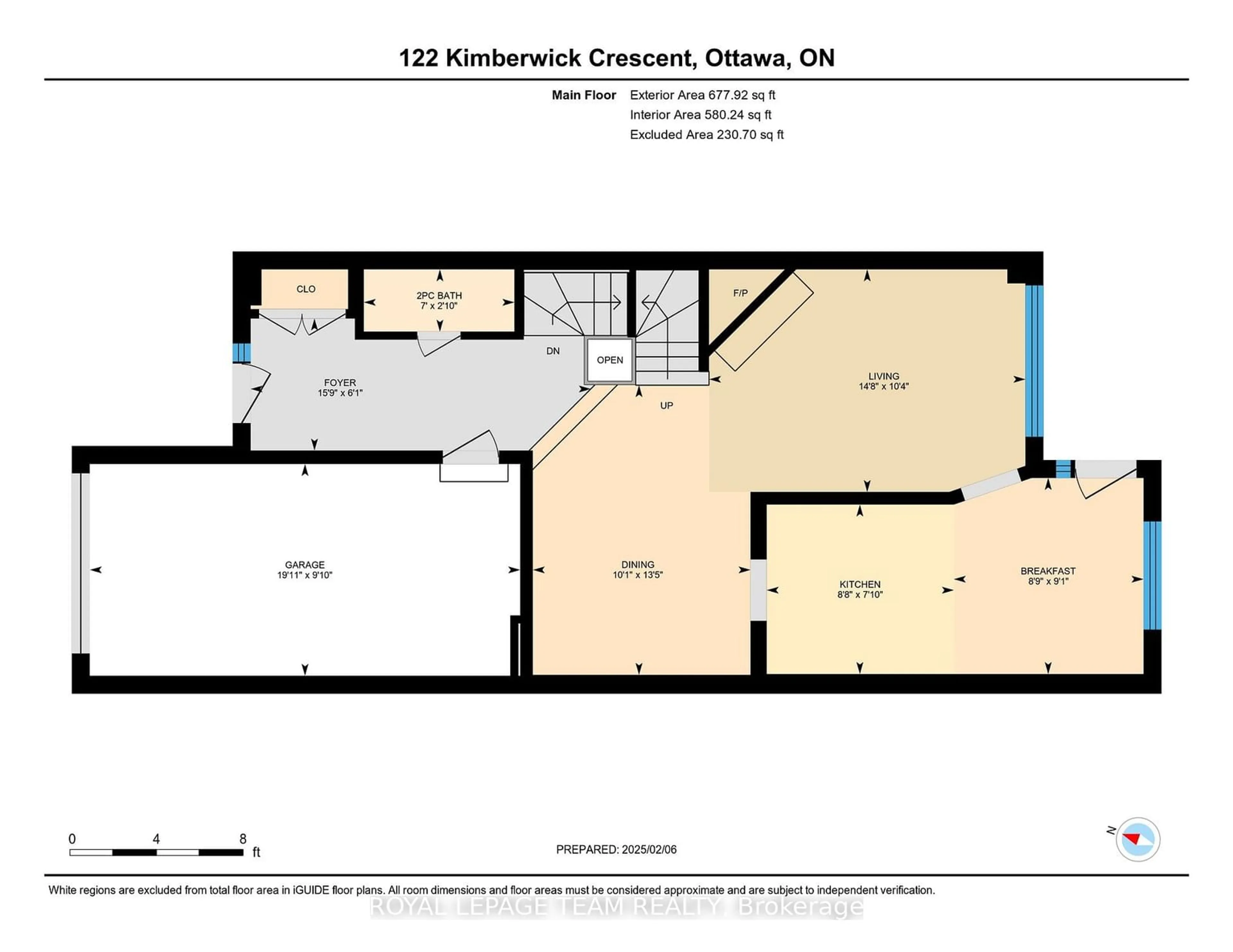 Floor plan for 122 Kimberwick Cres, Hunt Club - Windsor Park Village and Area Ontario K1V 1K7