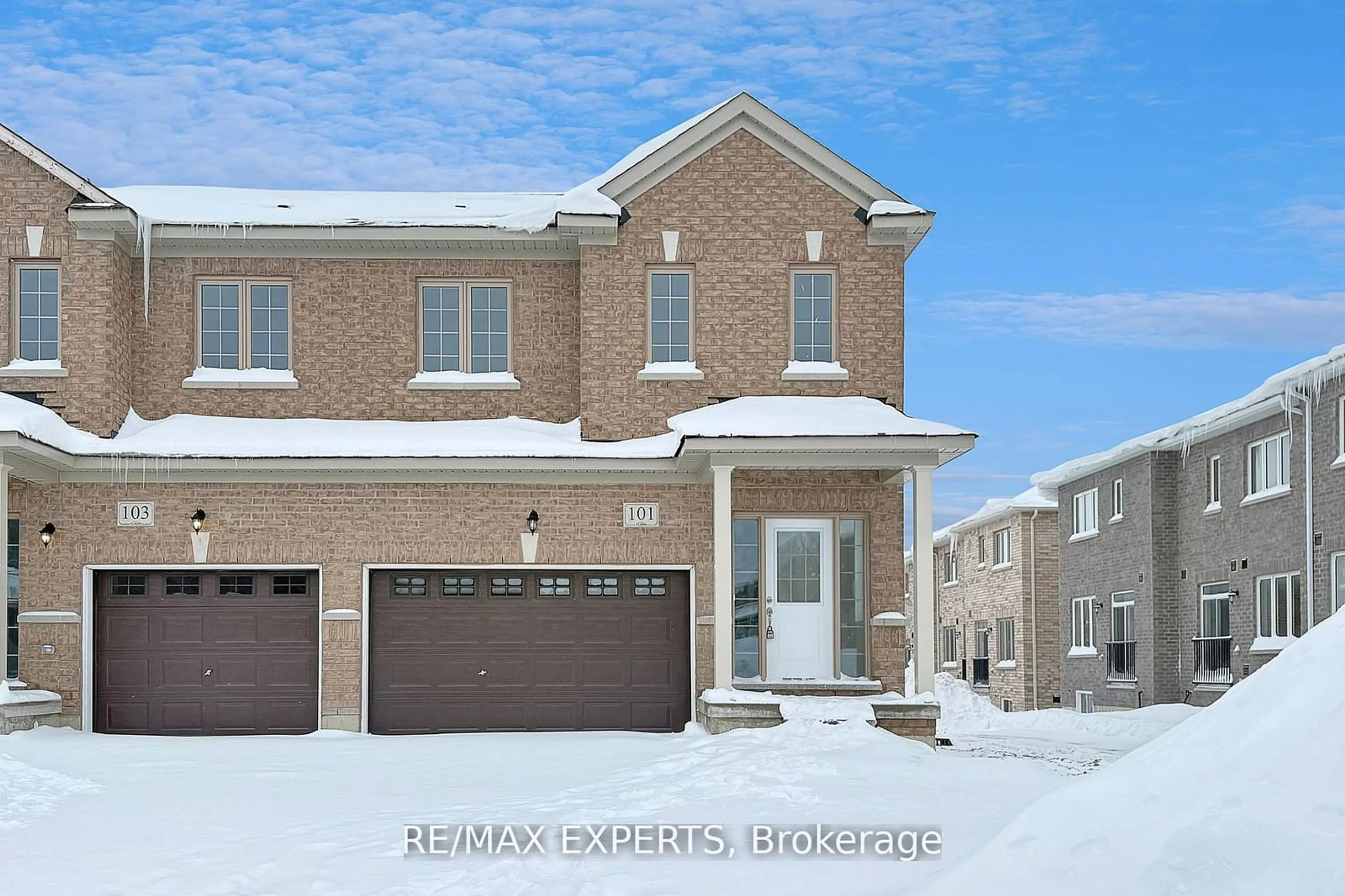 Home with brick exterior material, street for 101 Stocks Ave, Southgate Ontario N0C 1B0