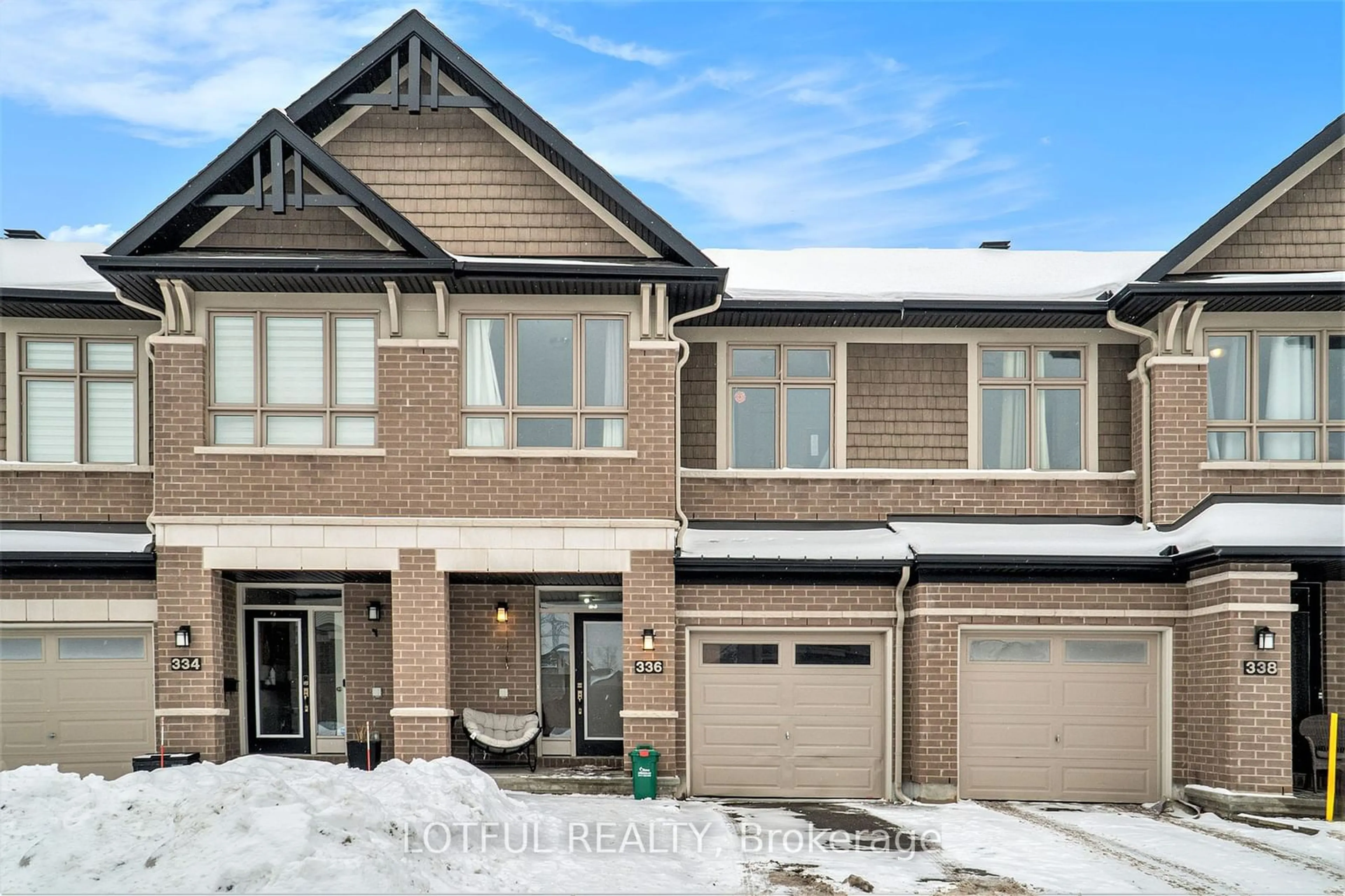 Home with brick exterior material, street for 336 Rainrock Cres, Orleans - Convent Glen and Area Ontario K1W 0J6