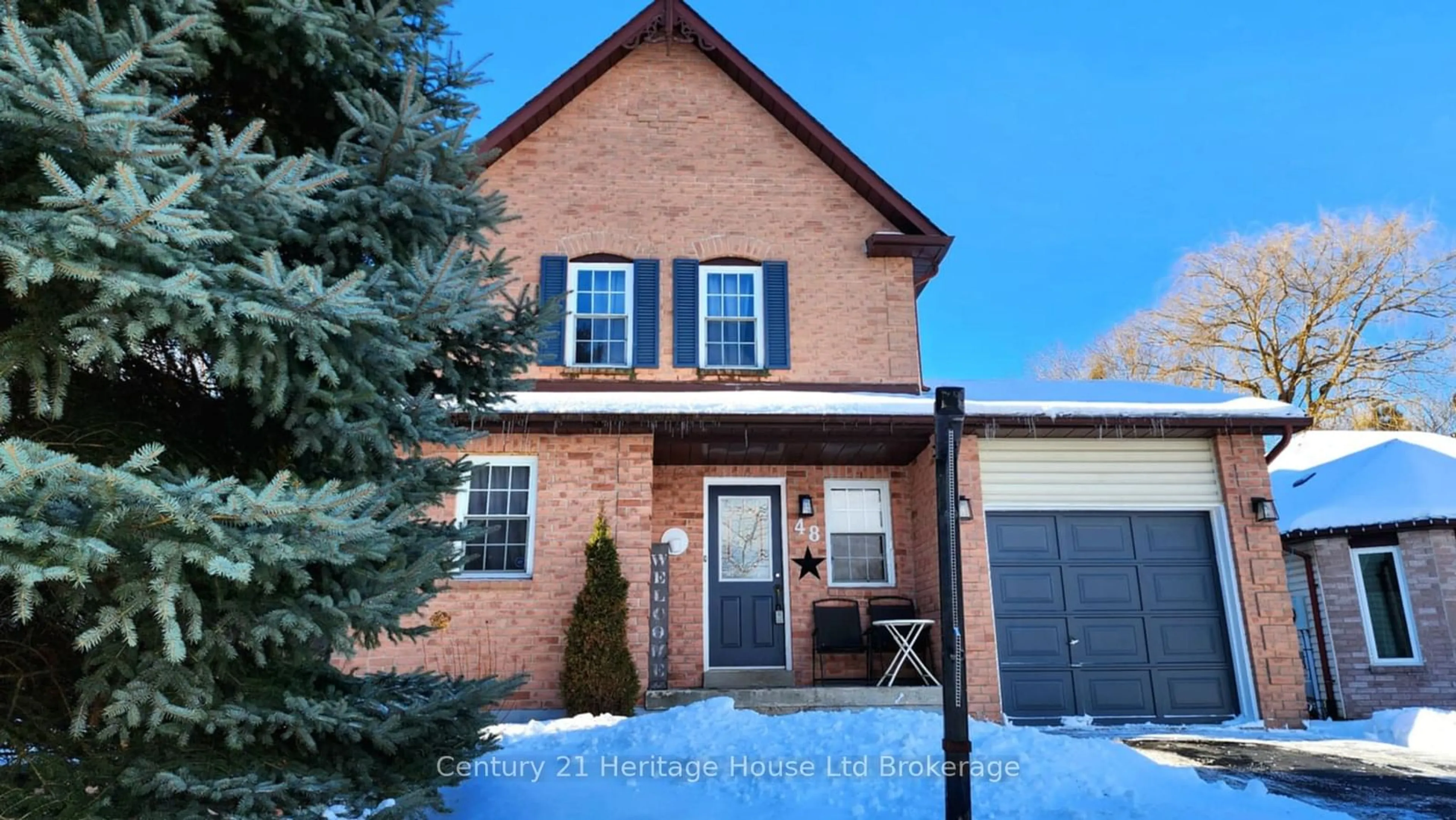 Home with brick exterior material, street for 48 ANDERSON St, Woodstock Ontario N4S 8X1