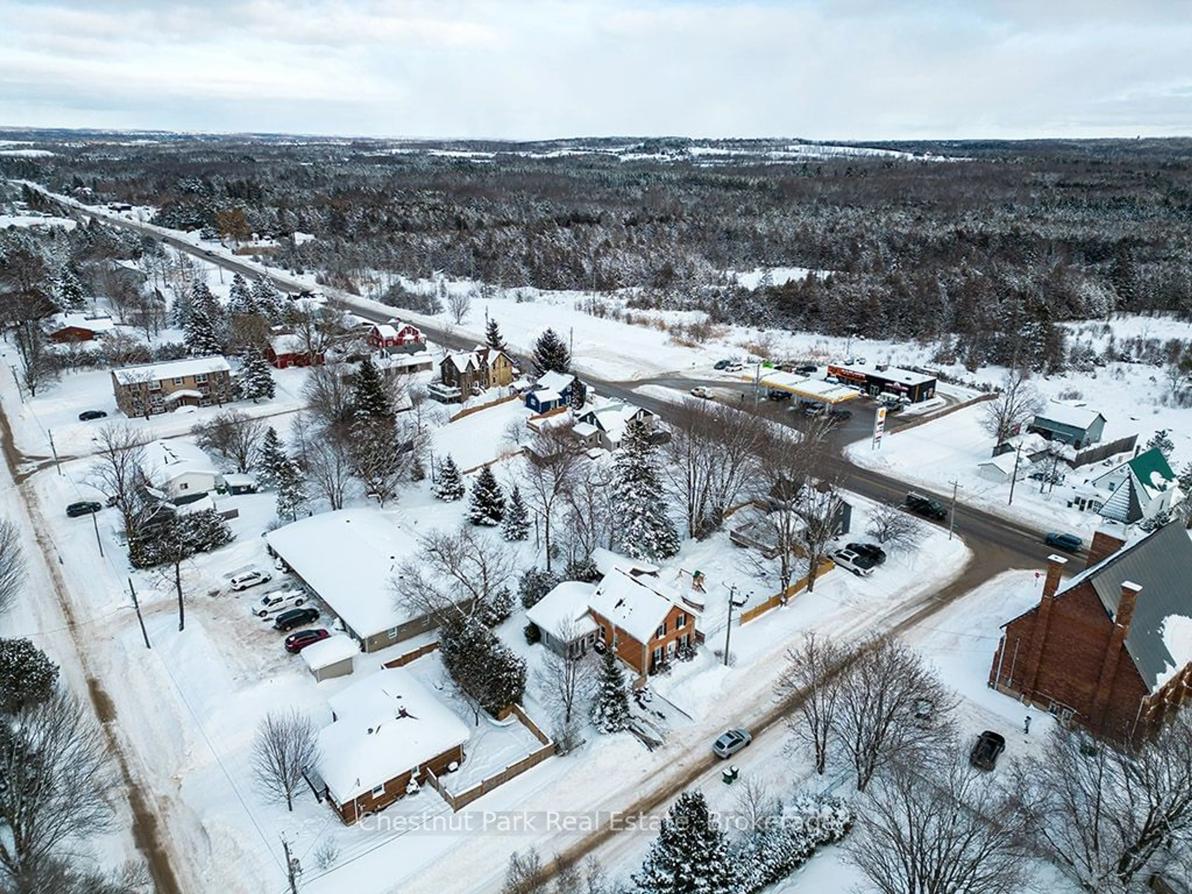 A pic from outside/outdoor area/front of a property/back of a property/a pic from drone, street for 8 LEVITTA St, Grey Highlands Ontario N0C 1E0