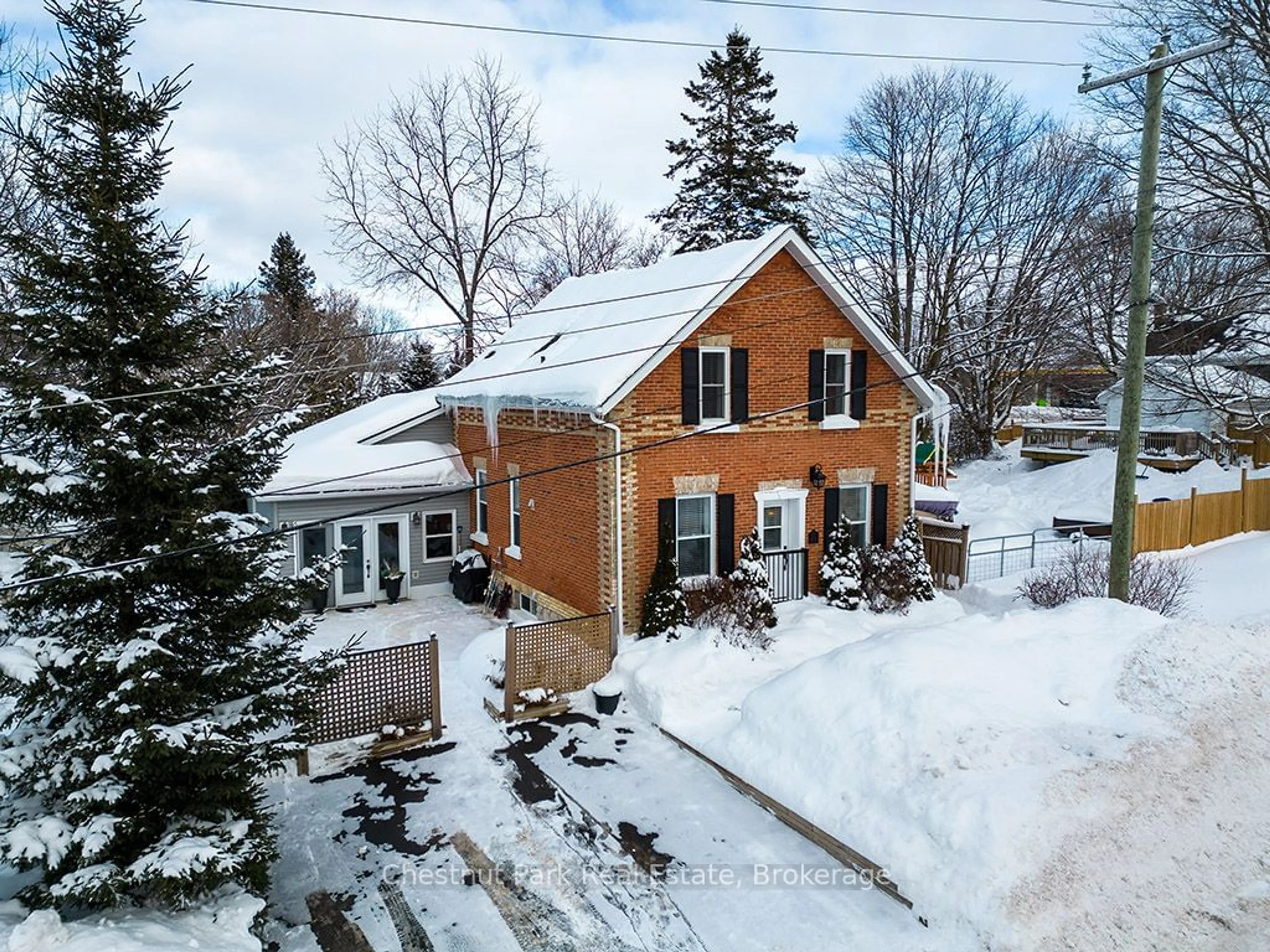 A pic from outside/outdoor area/front of a property/back of a property/a pic from drone, street for 8 LEVITTA St, Grey Highlands Ontario N0C 1E0