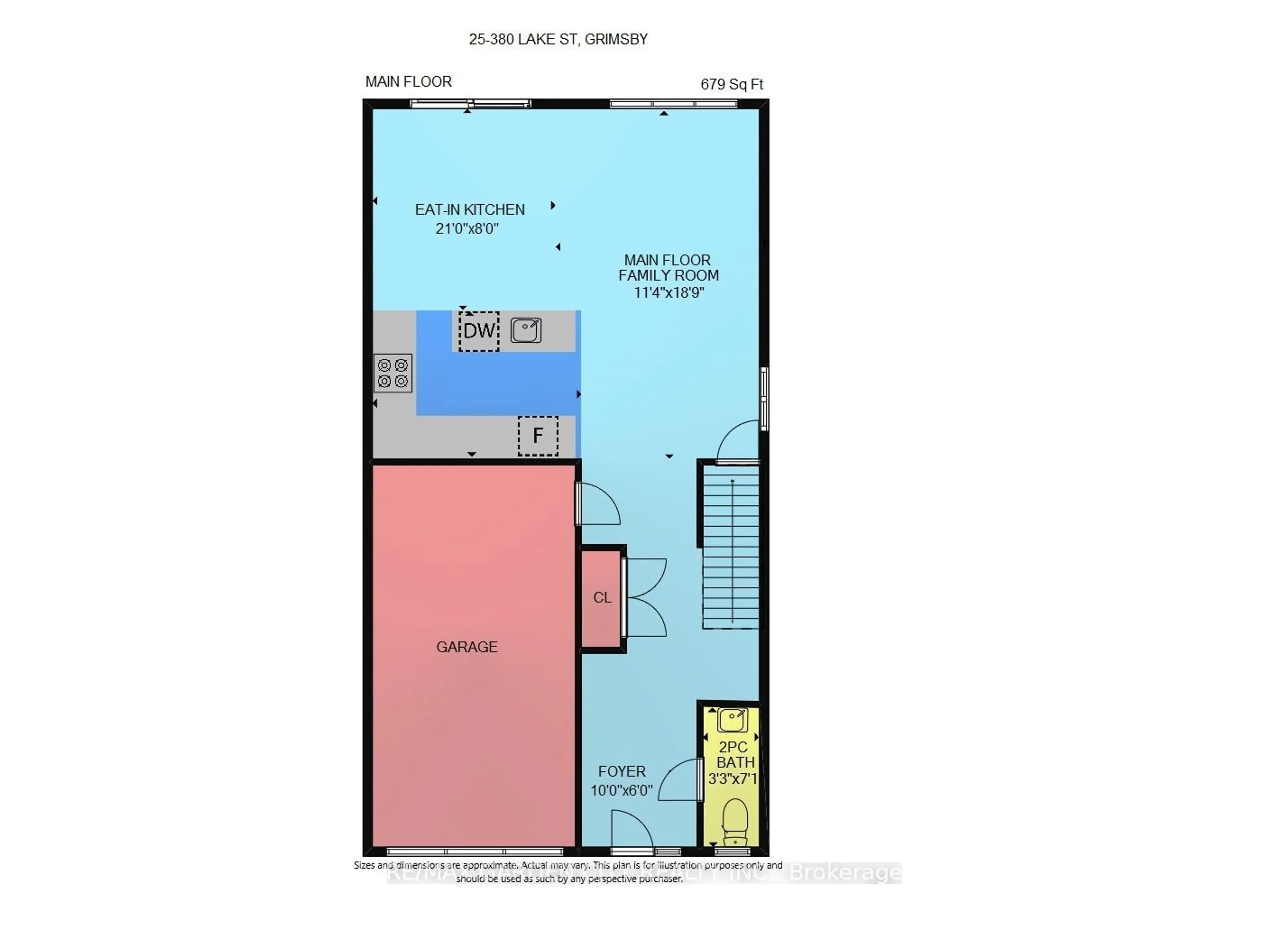 Floor plan for 380 LAKE St #25, Grimsby Ontario L3M 0E8