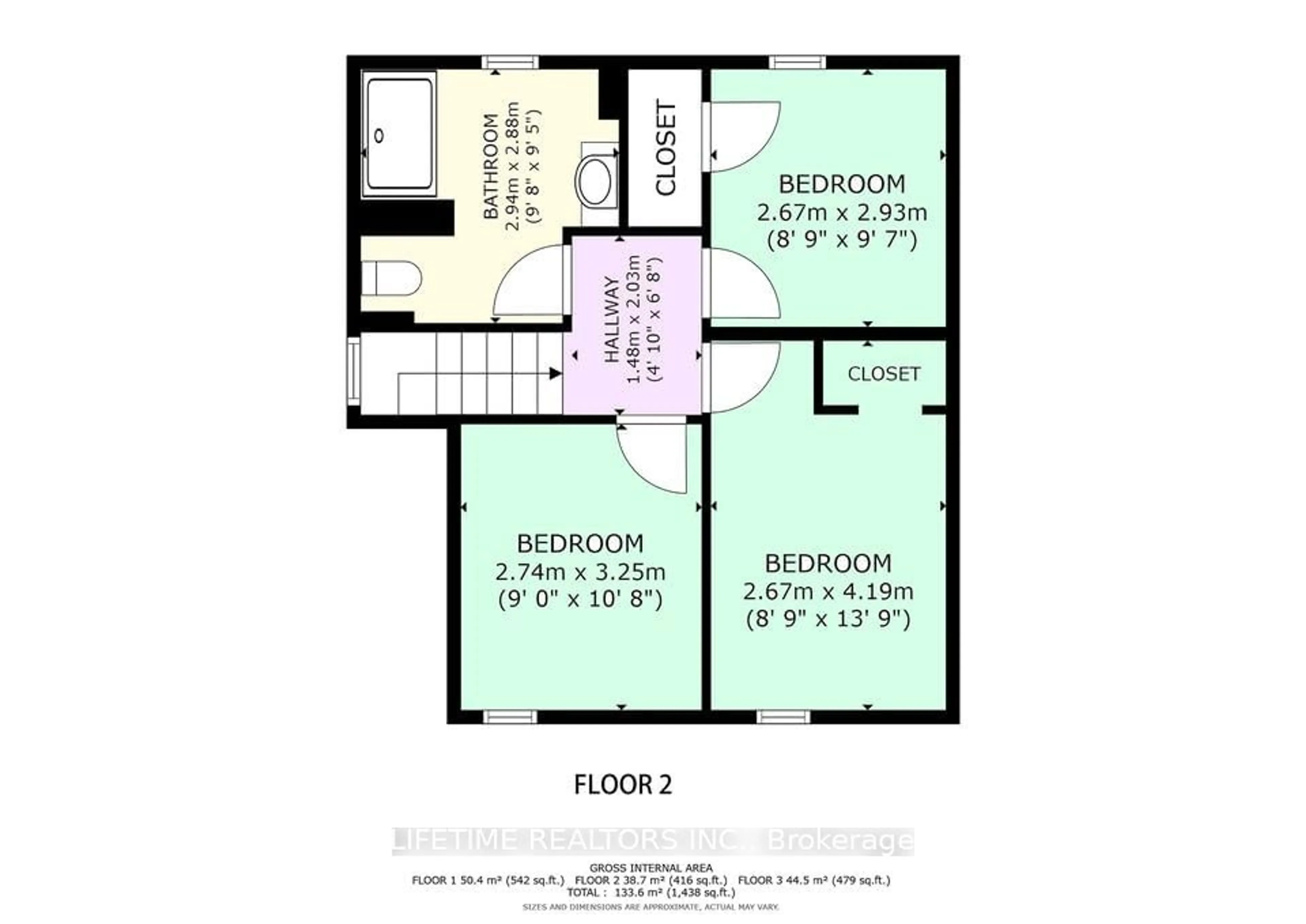 Floor plan for 1108 Wellington Ave, Windsor Ontario N9A 5J9