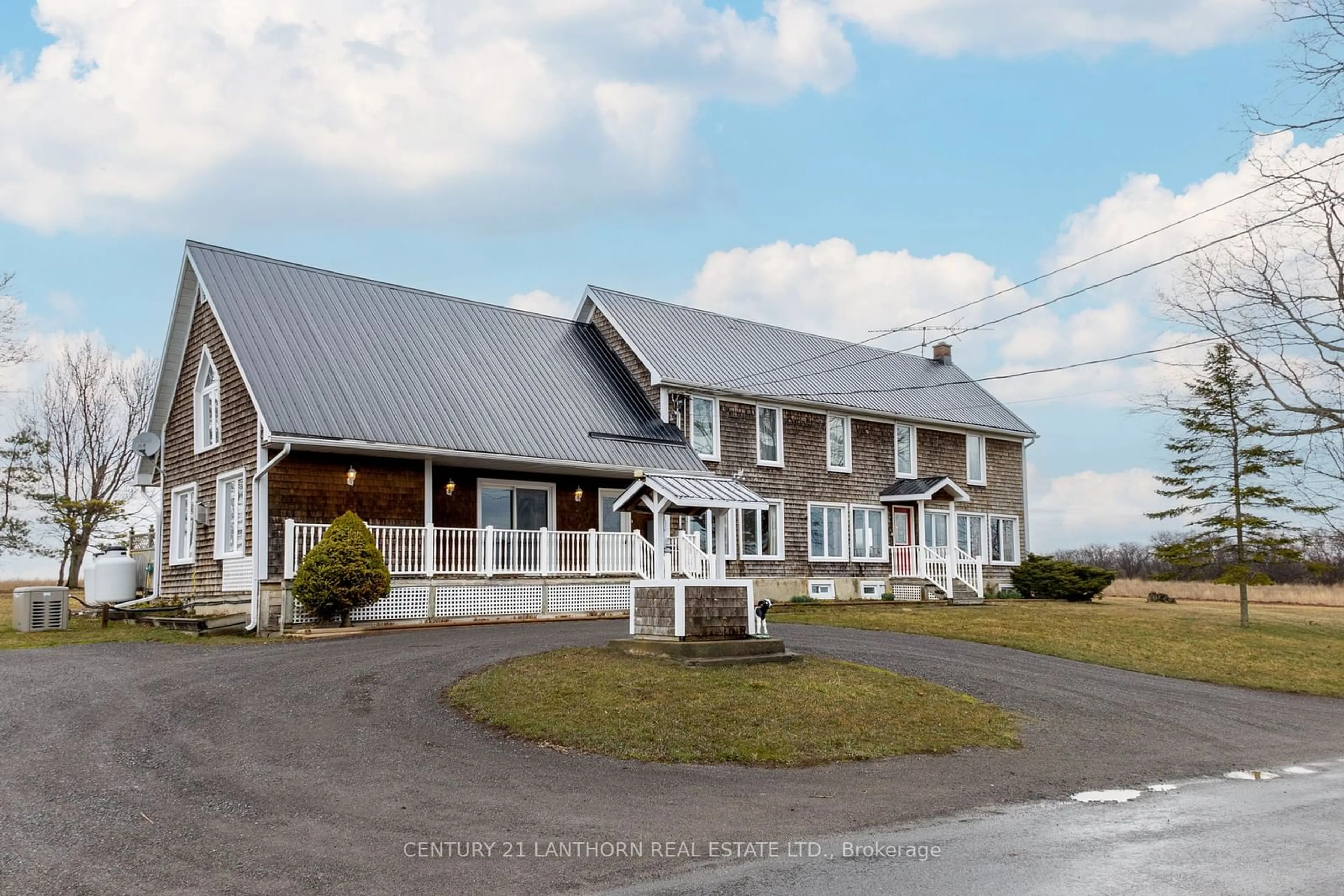 A pic from outside/outdoor area/front of a property/back of a property/a pic from drone, building for 338 Cold Creek Rd, Prince Edward County Ontario K0K 3L0