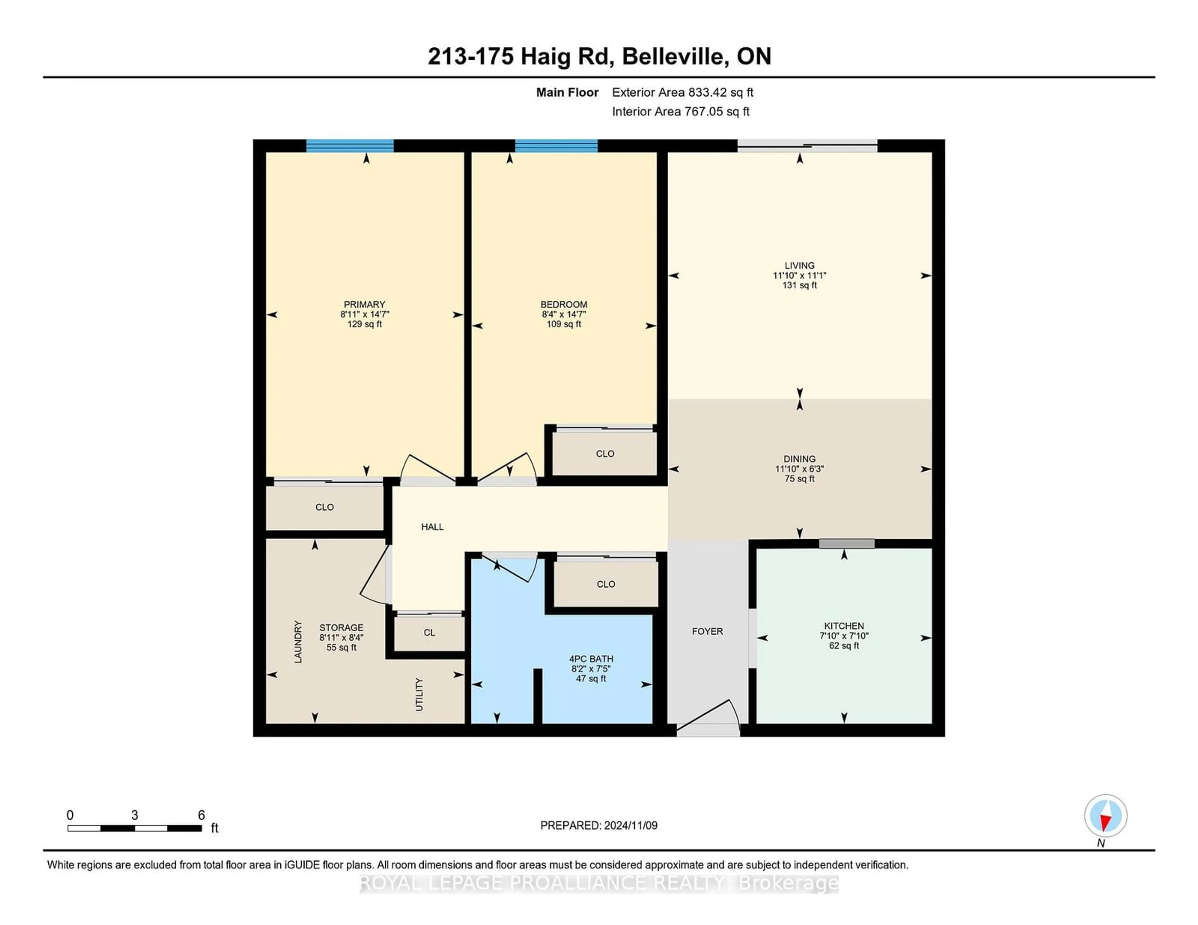 Floor plan for 175 Haig Rd #213, Belleville Ontario K8N 5R7