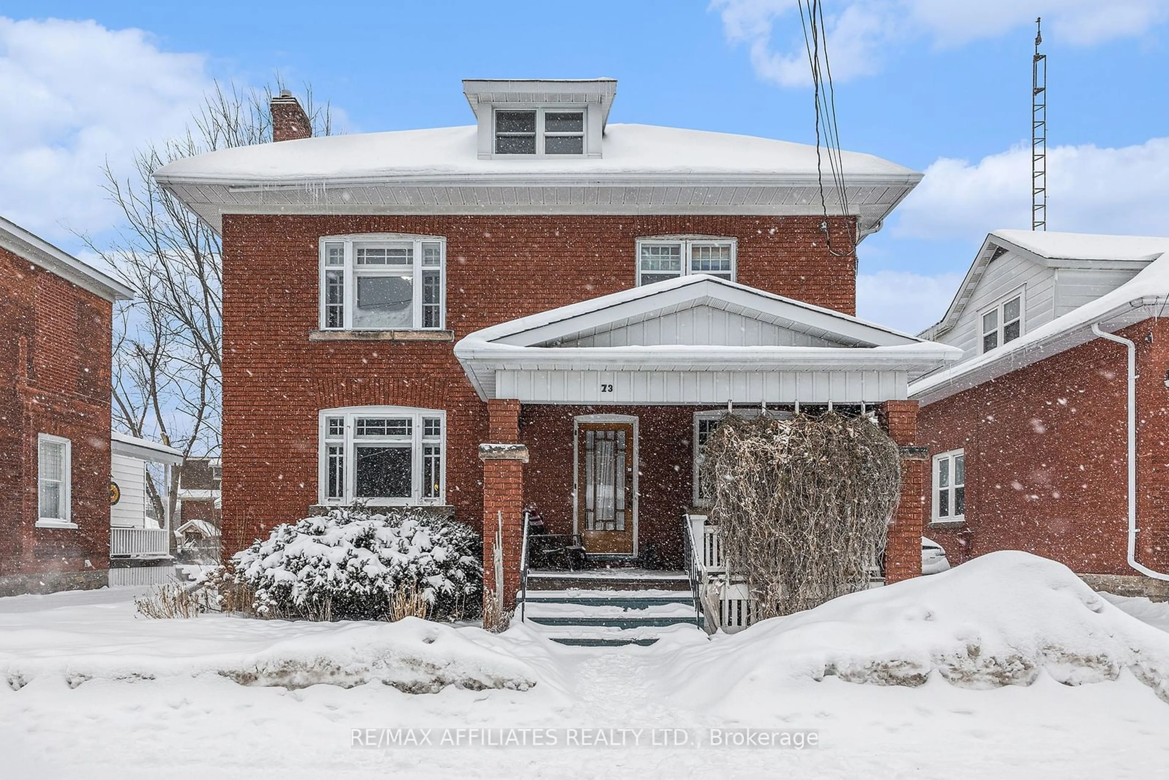 Home with brick exterior material, street for 73 Mcgill St, Smiths Falls Ontario K7A 2K1