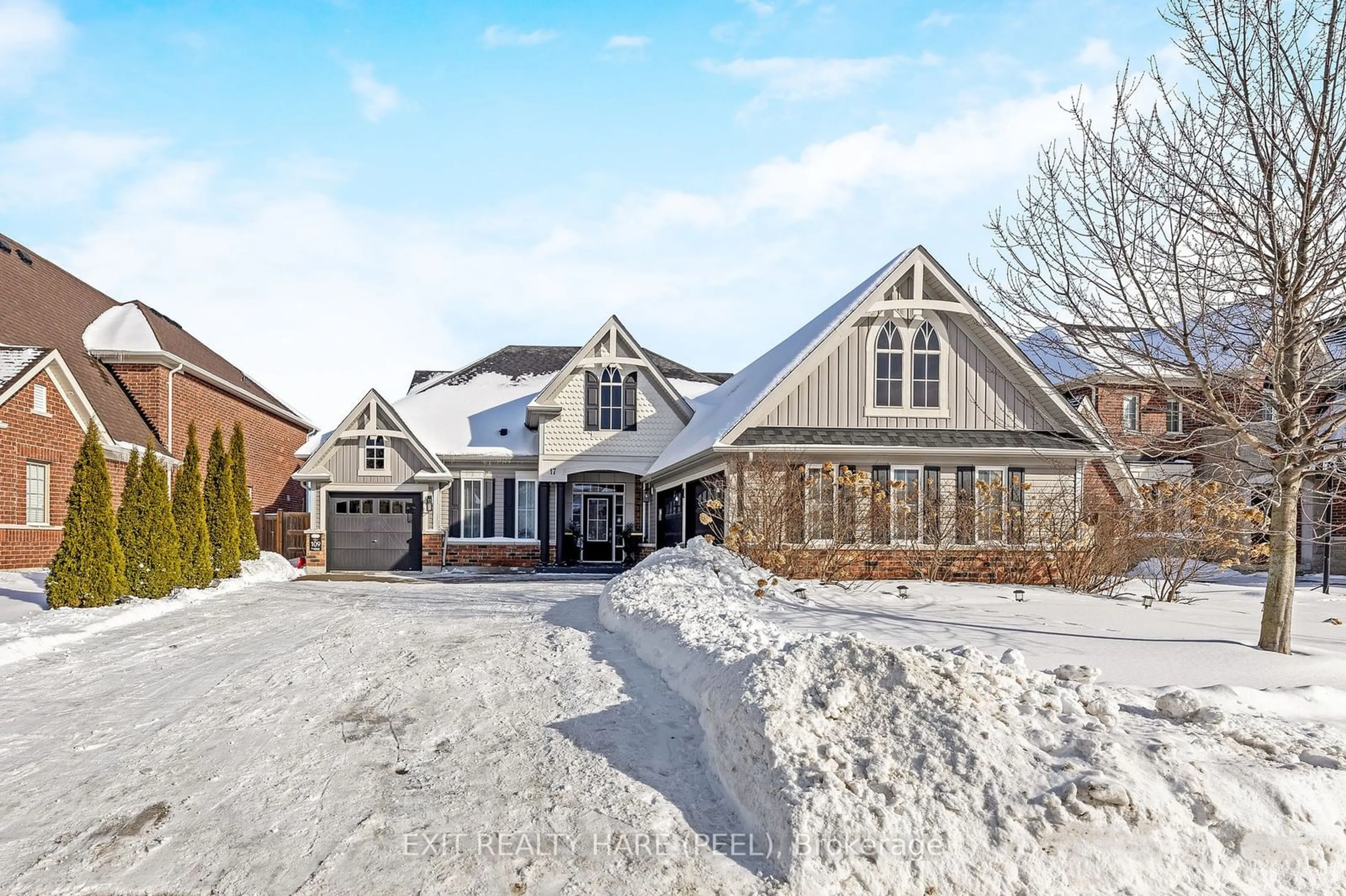 Home with brick exterior material, street for 17 Anderson Ave, Mono Ontario L9W 6W6