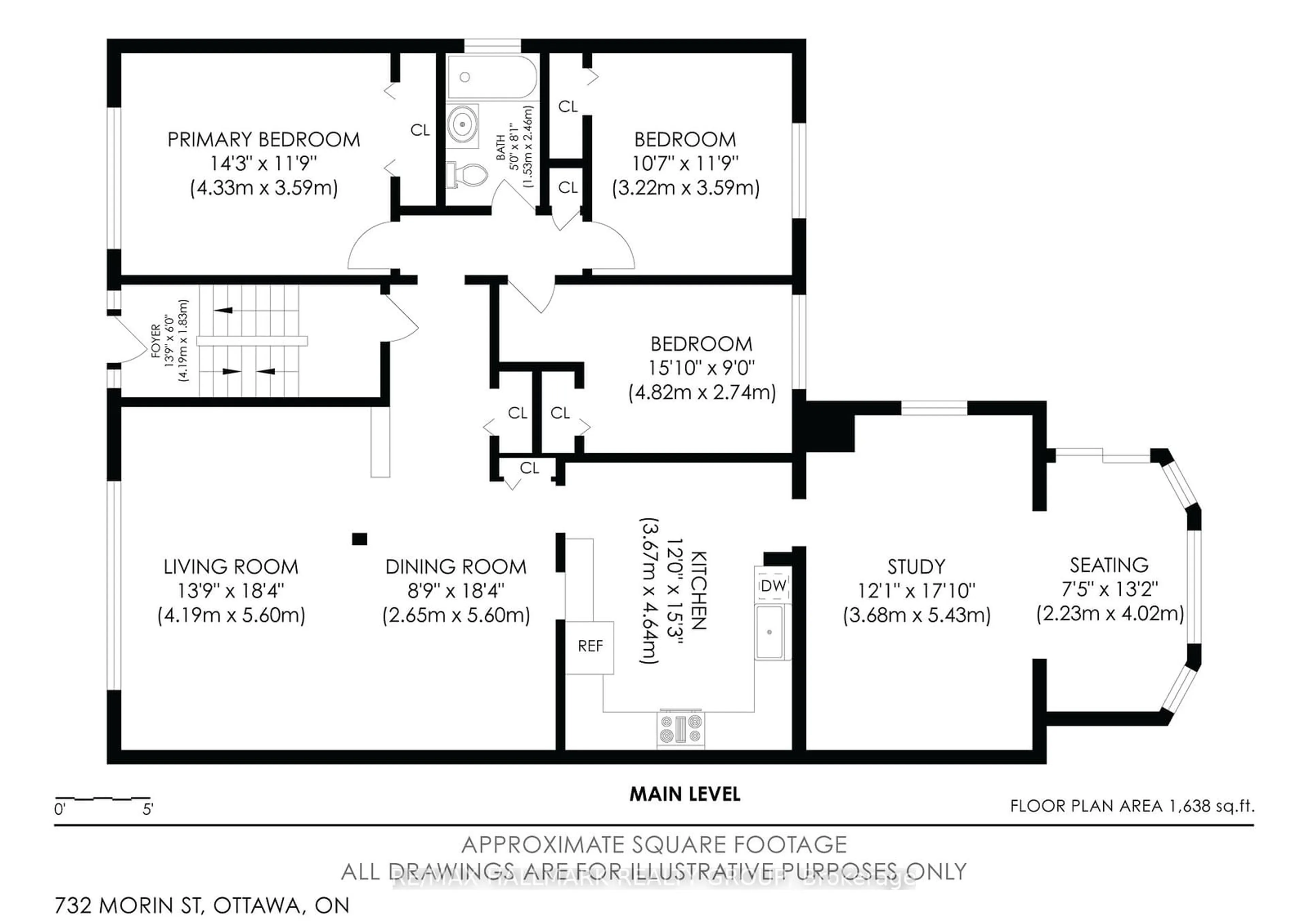 Floor plan for 732 Morin St, Vanier and Kingsview Park Ontario K1K 3G9