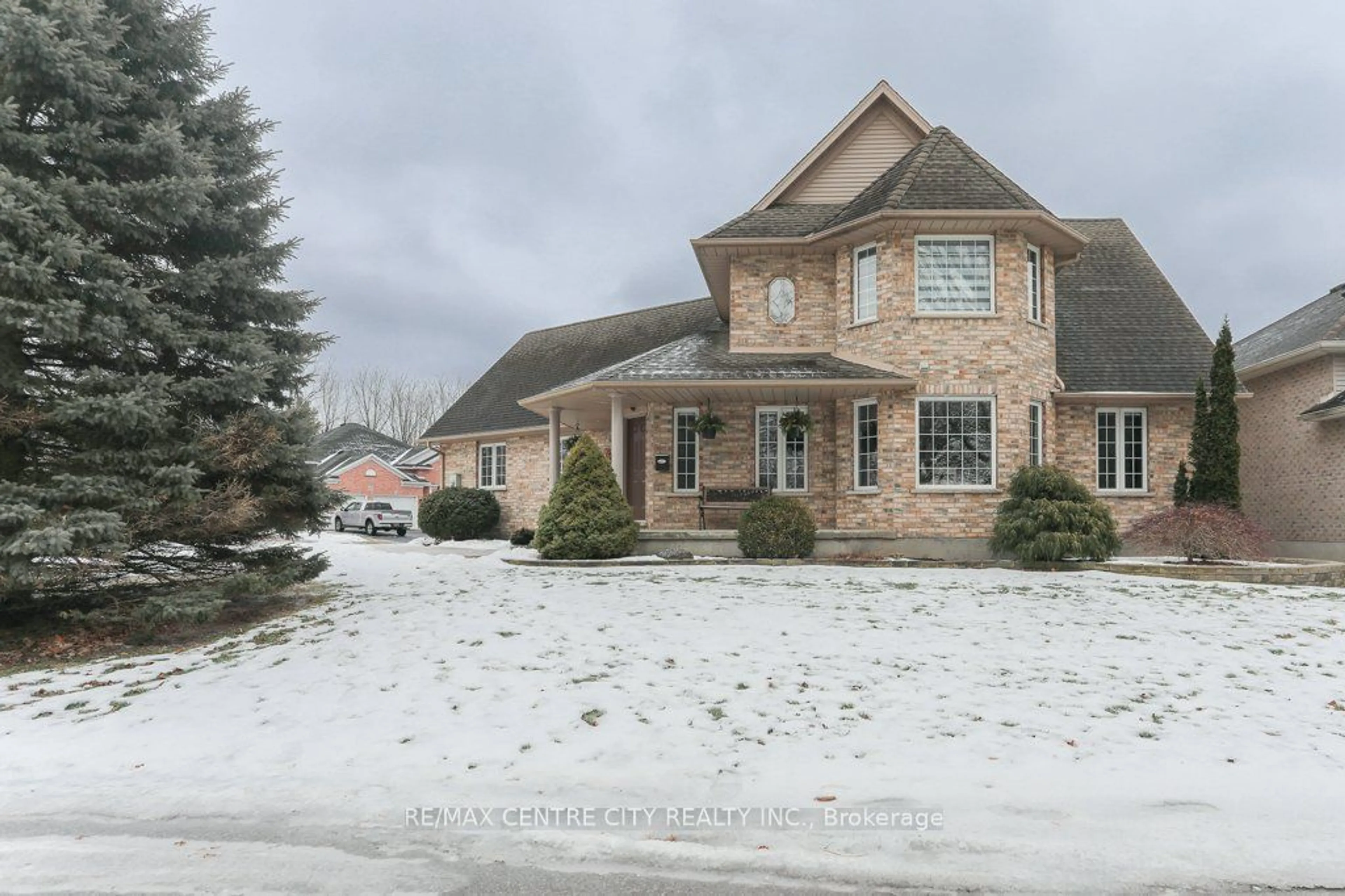 Home with brick exterior material, street for 25 Symphony Crt, Central Elgin Ontario N5P 4K1