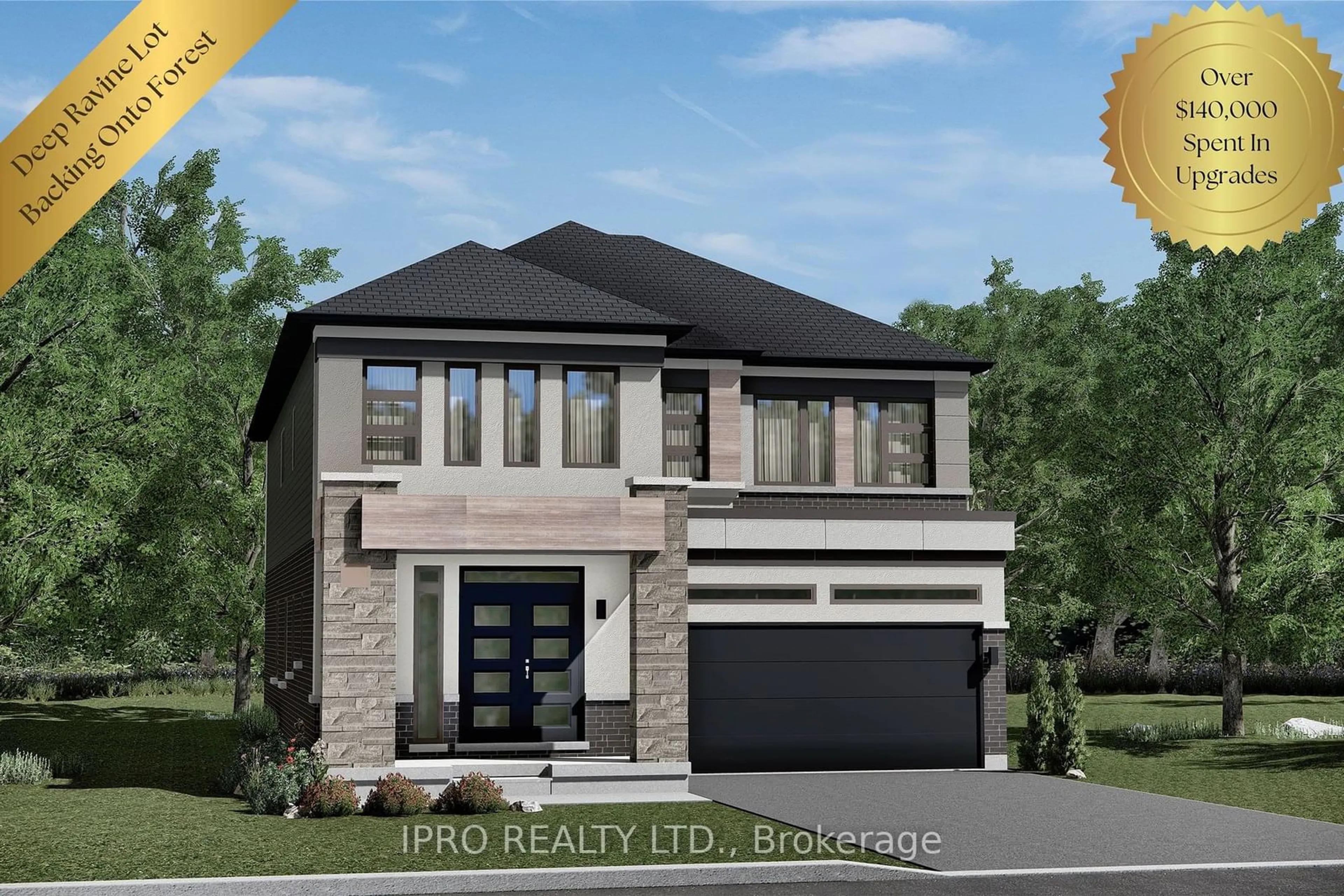 Home with brick exterior material, street for LOT 21 McKernan Ave, Brantford Ontario N3T 5L8