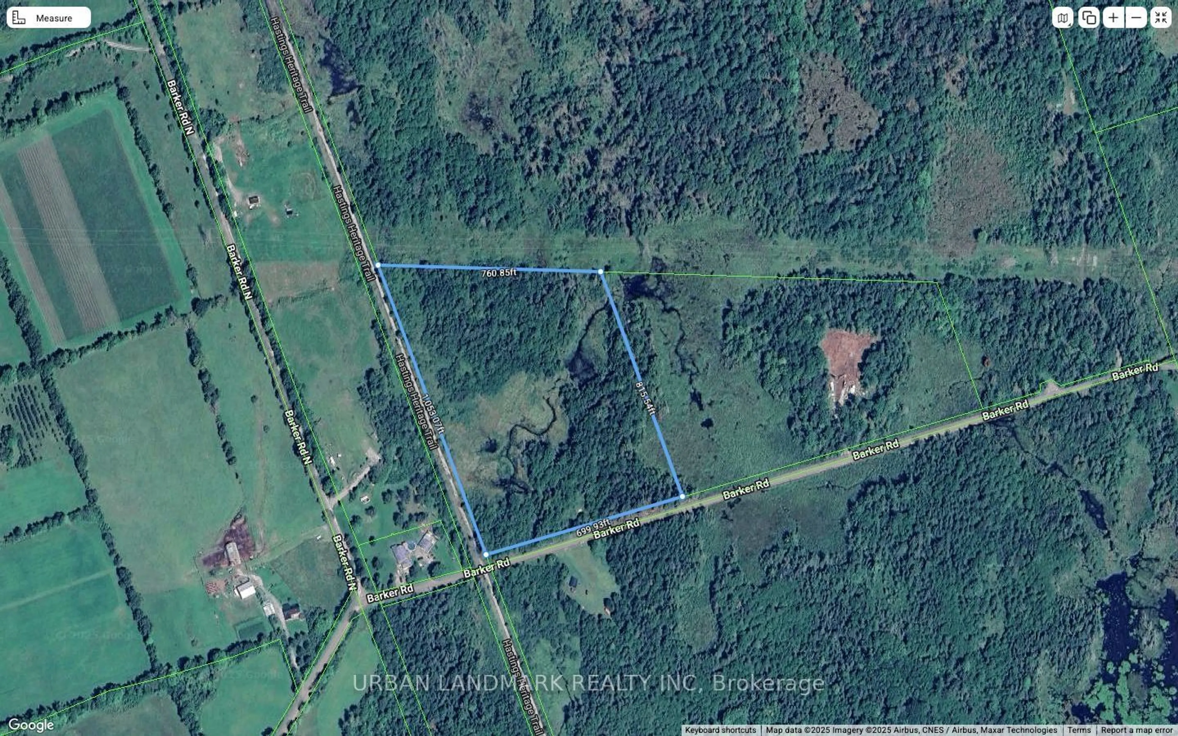 Picture of a map for 375 Barker Rd, Madoc Ontario K0K 1Y0