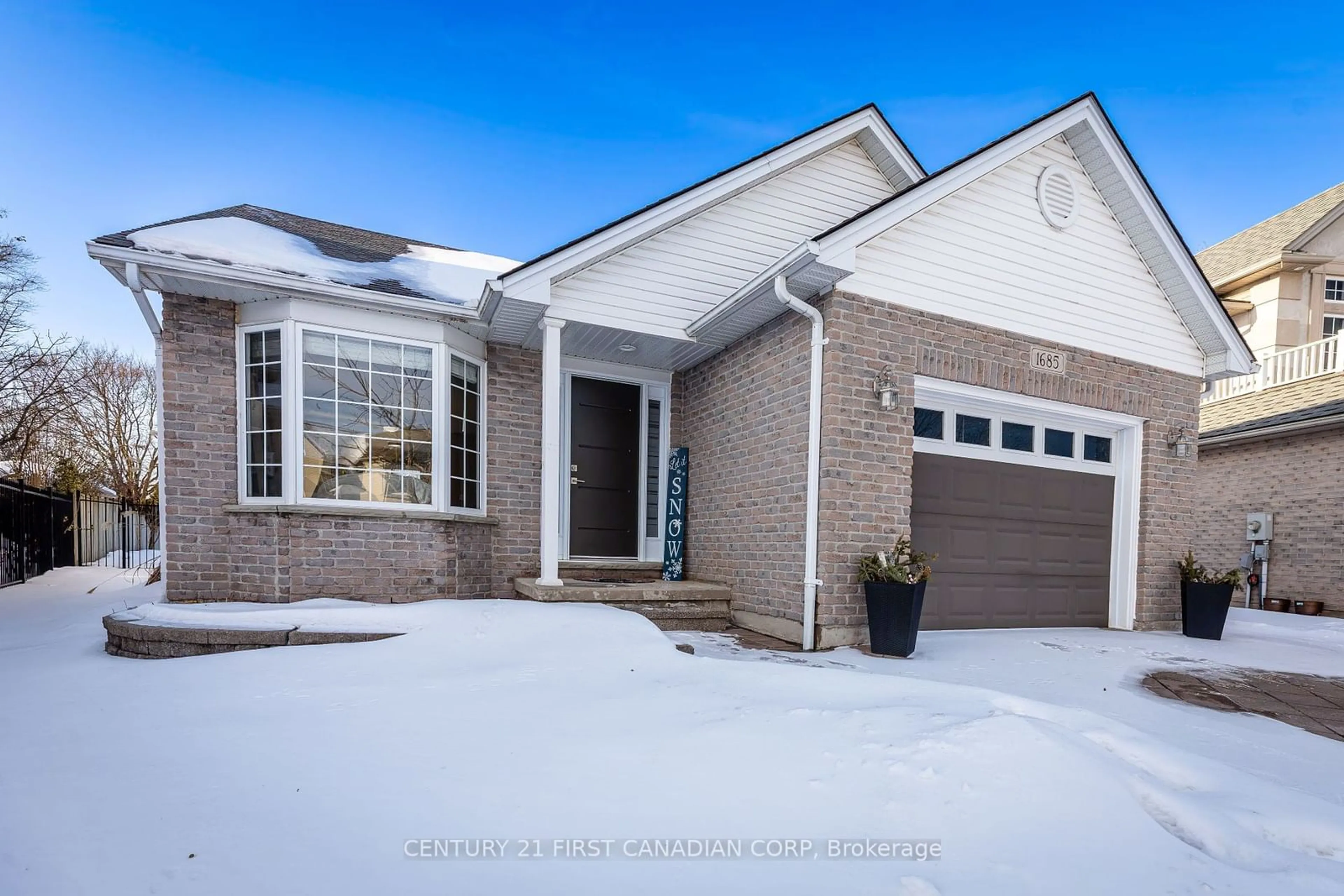 Home with brick exterior material, street for 1685 DEVOS Dr, London Ontario N5X 4H8