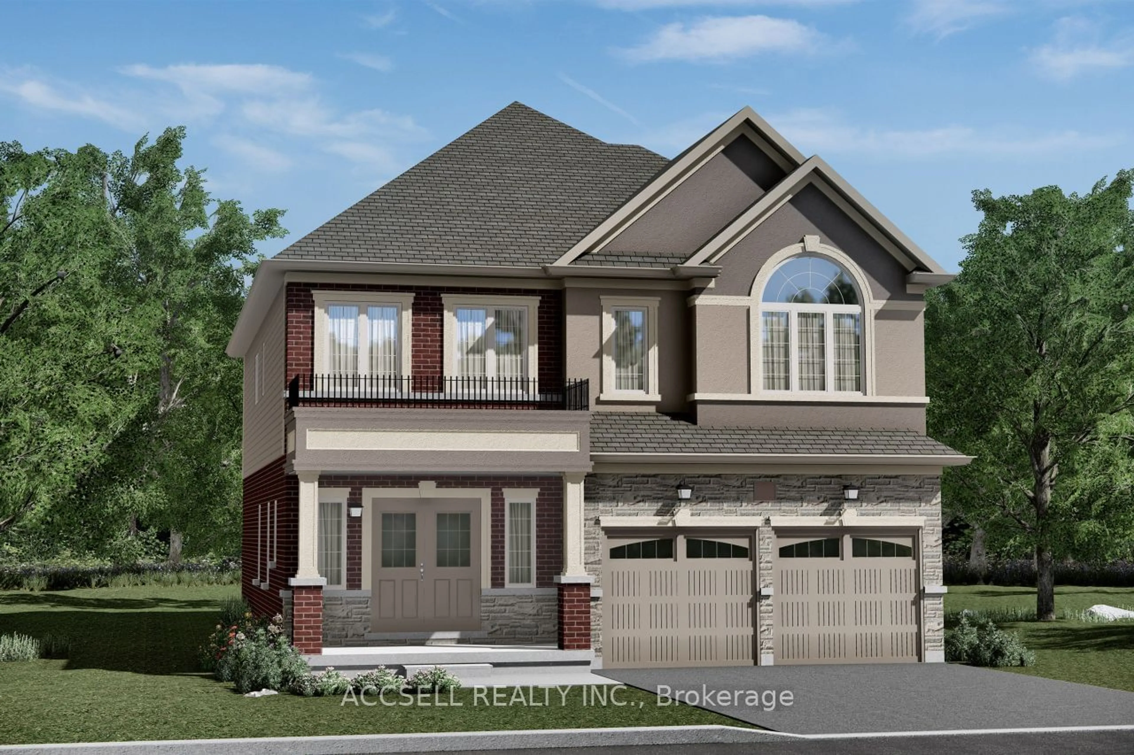 Home with brick exterior material, street for Lot #18 McKernan Ave, Brantford Ontario N3T 5L8