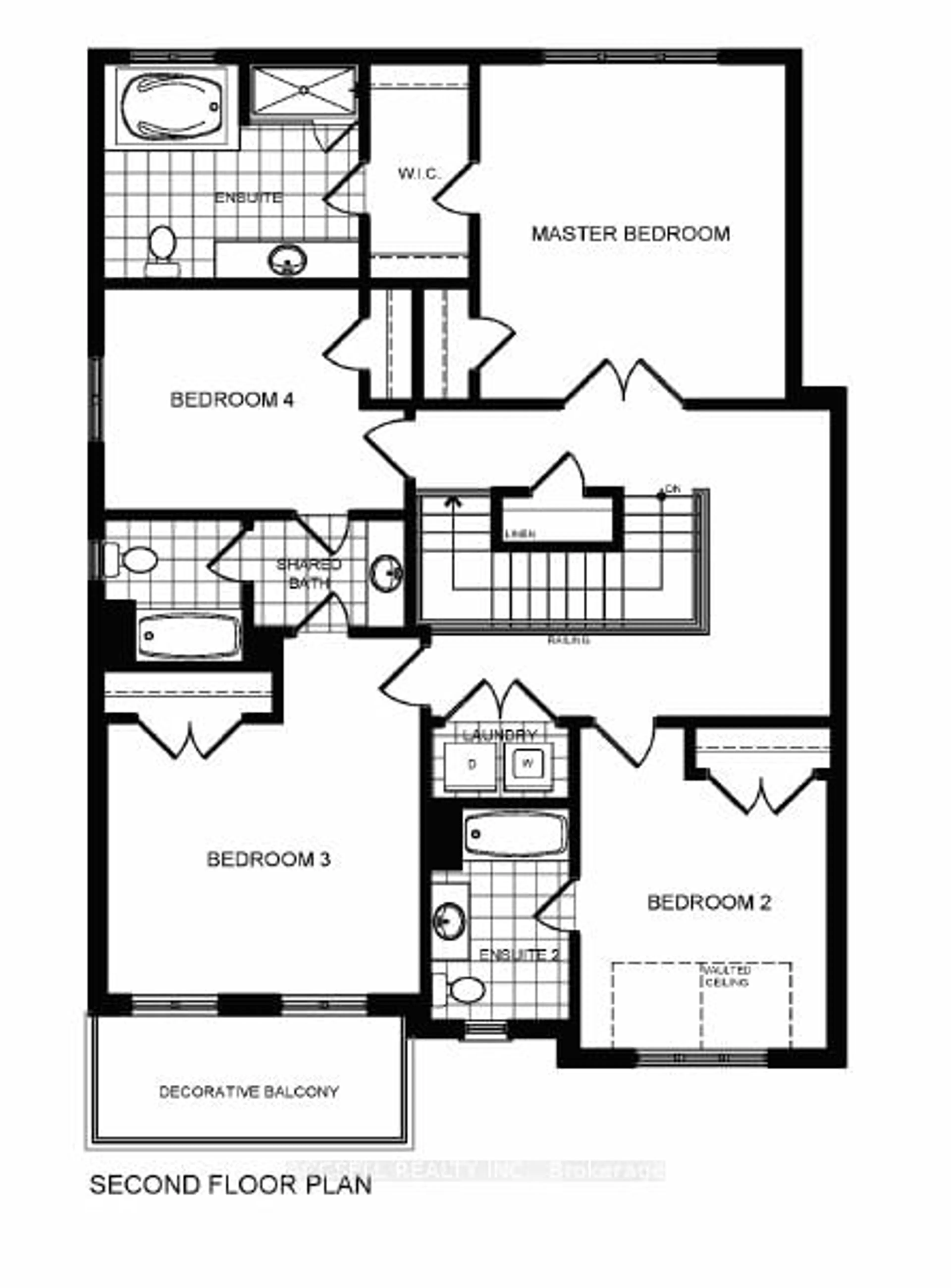 Floor plan for Lot #18 McKernan Ave, Brantford Ontario N3T 5L8