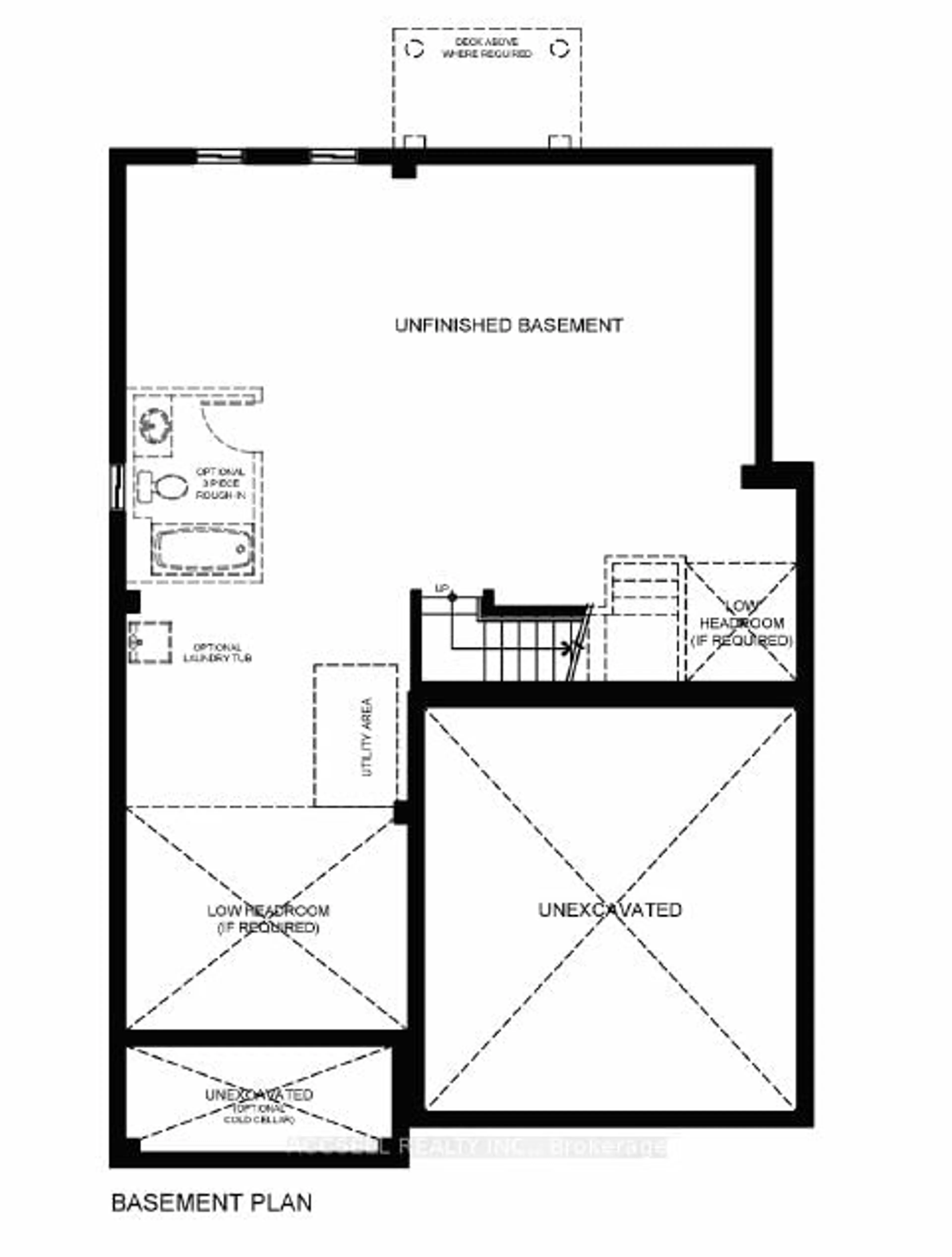 Floor plan for Lot #18 McKernan Ave, Brantford Ontario N3T 5L8