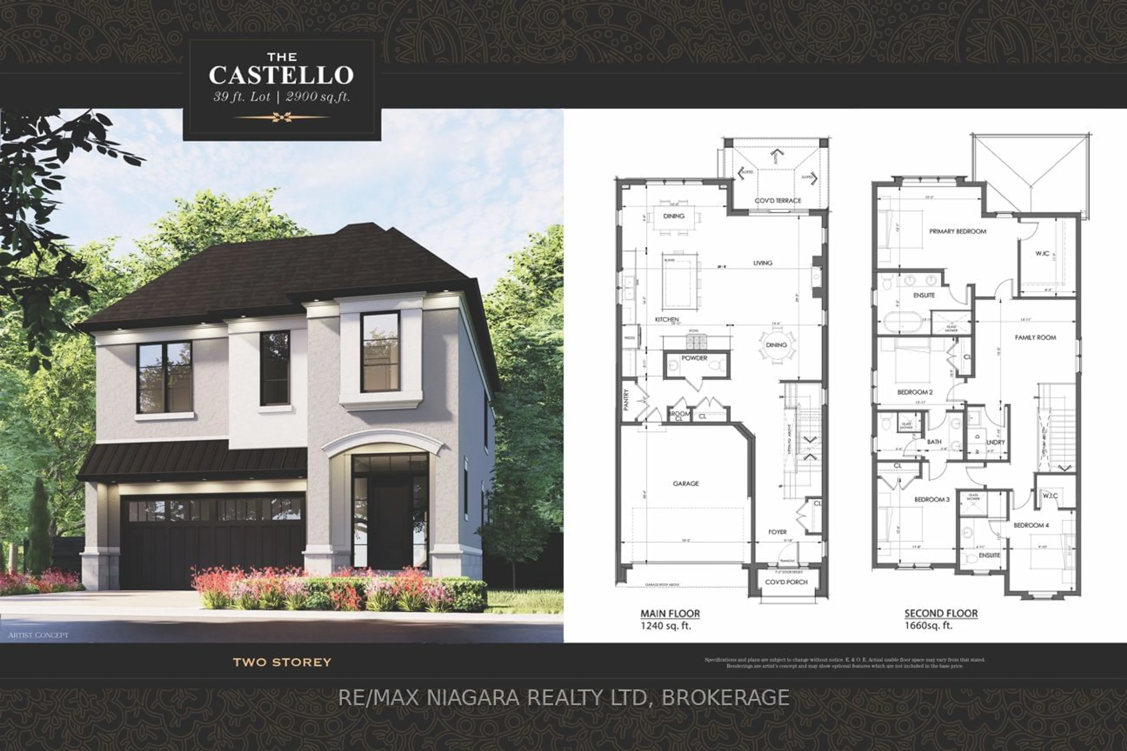 Floor plan for 2326 TERRAVITA Dr, Niagara Falls Ontario L2J 0G1