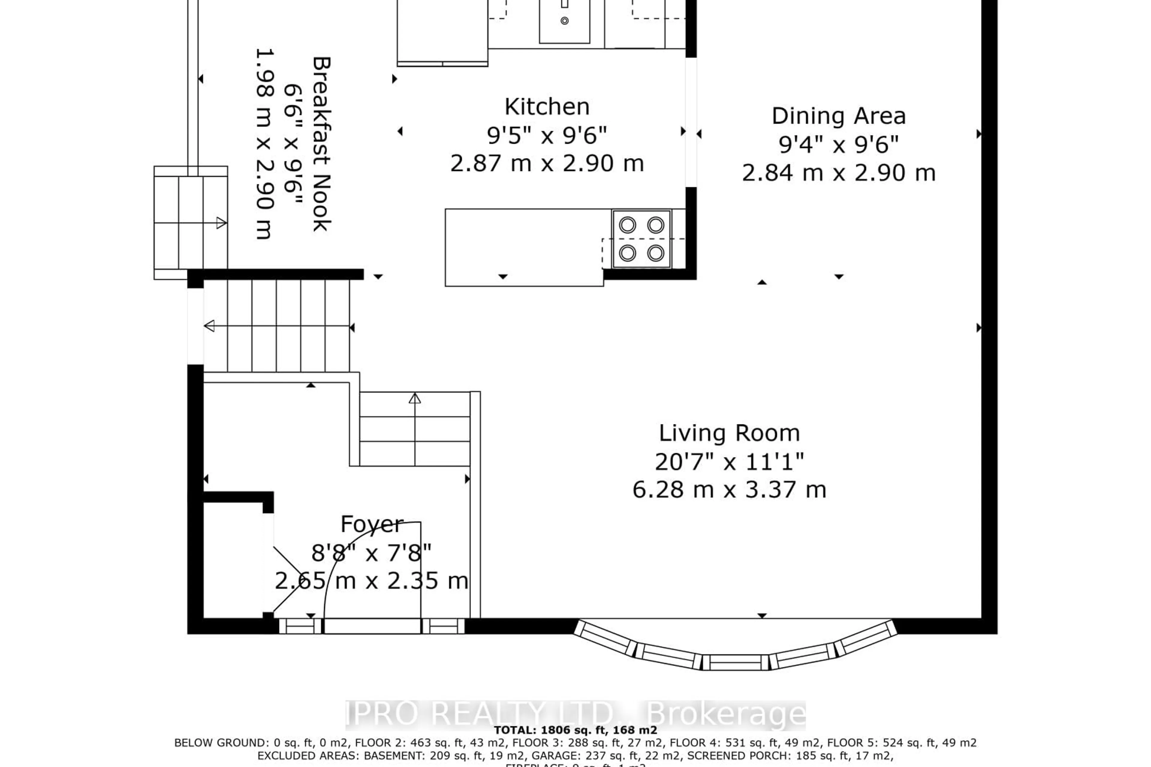 Floor plan for 685 Vine St, St. Catharines Ontario L2M 3V9