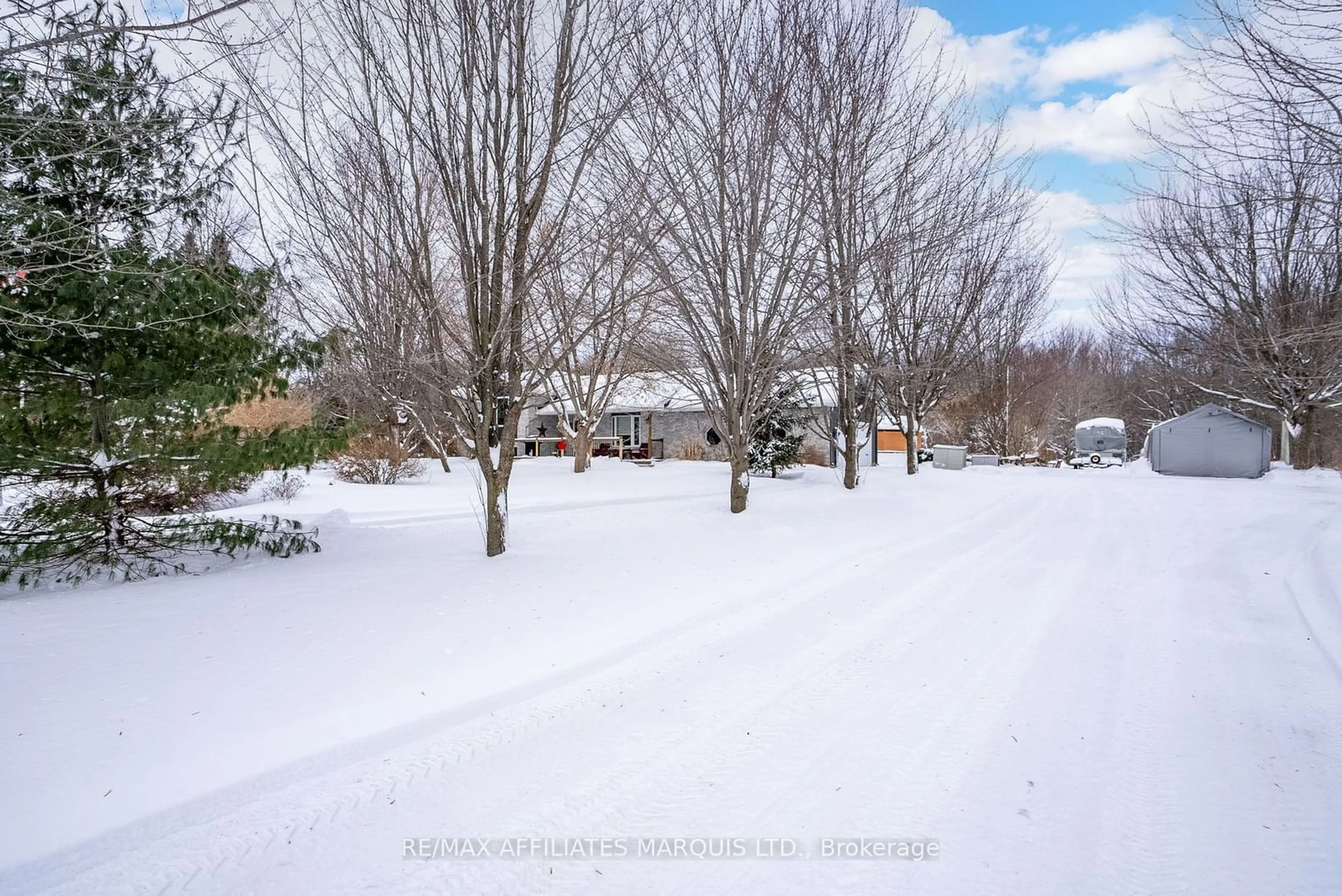 A pic from outside/outdoor area/front of a property/back of a property/a pic from drone, street for 17389 McLean Rd, North Stormont Ontario K0C 1T0