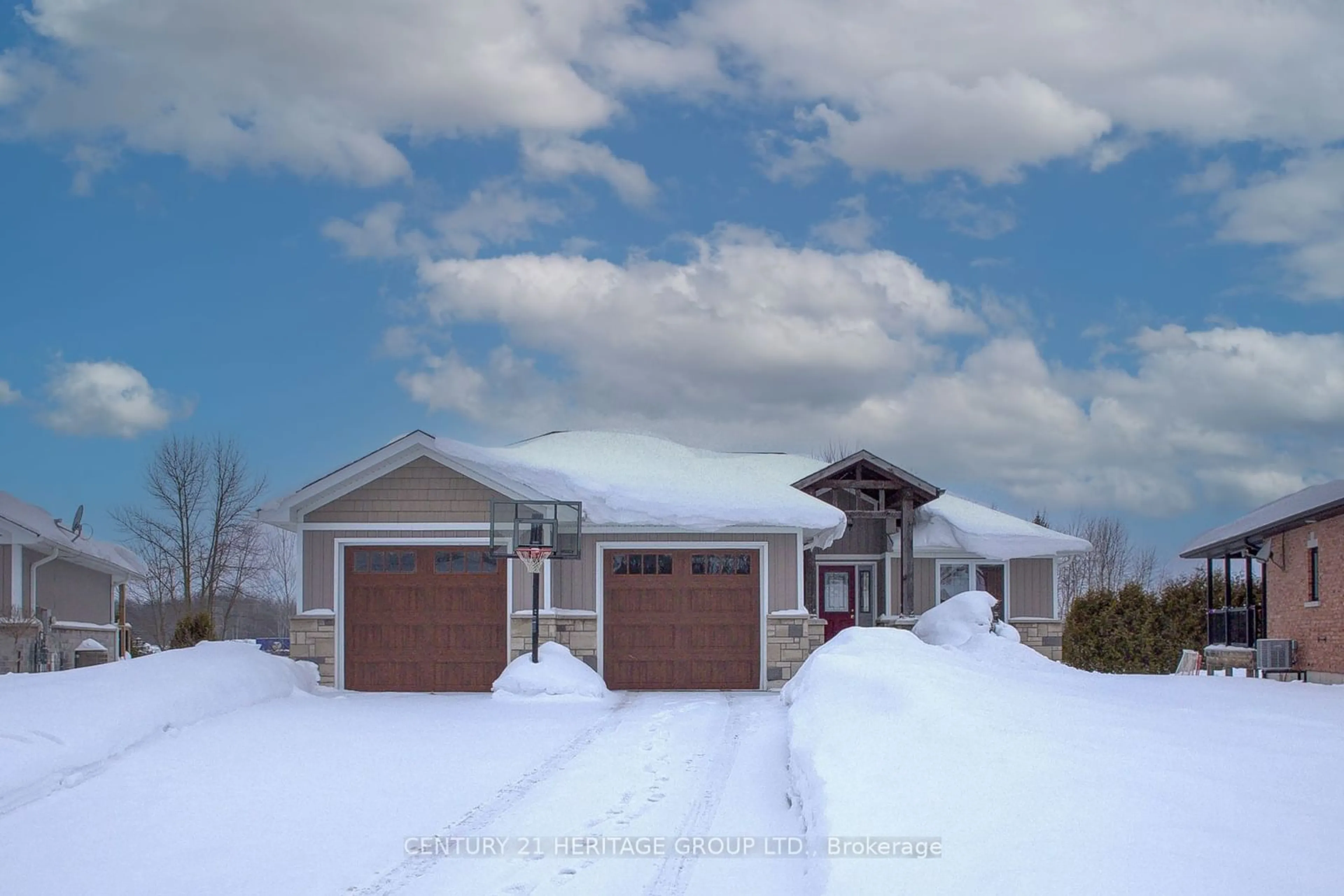 Home with vinyl exterior material, street for 109 Tuffy Macdougall Crt, Minto Ontario N0G 1Z0