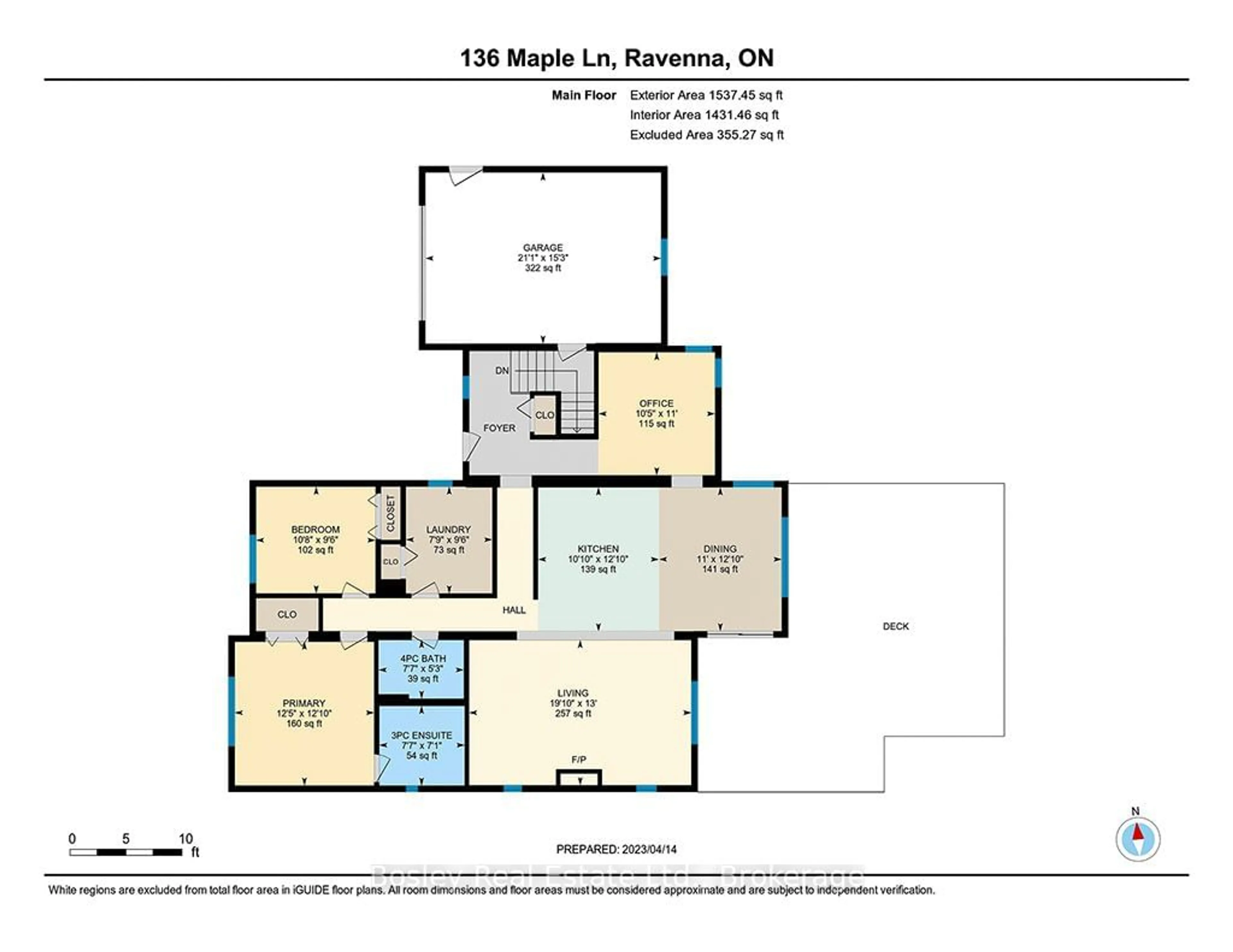 Floor plan for 136 Maple Lane, Blue Mountains Ontario N0H 2E0