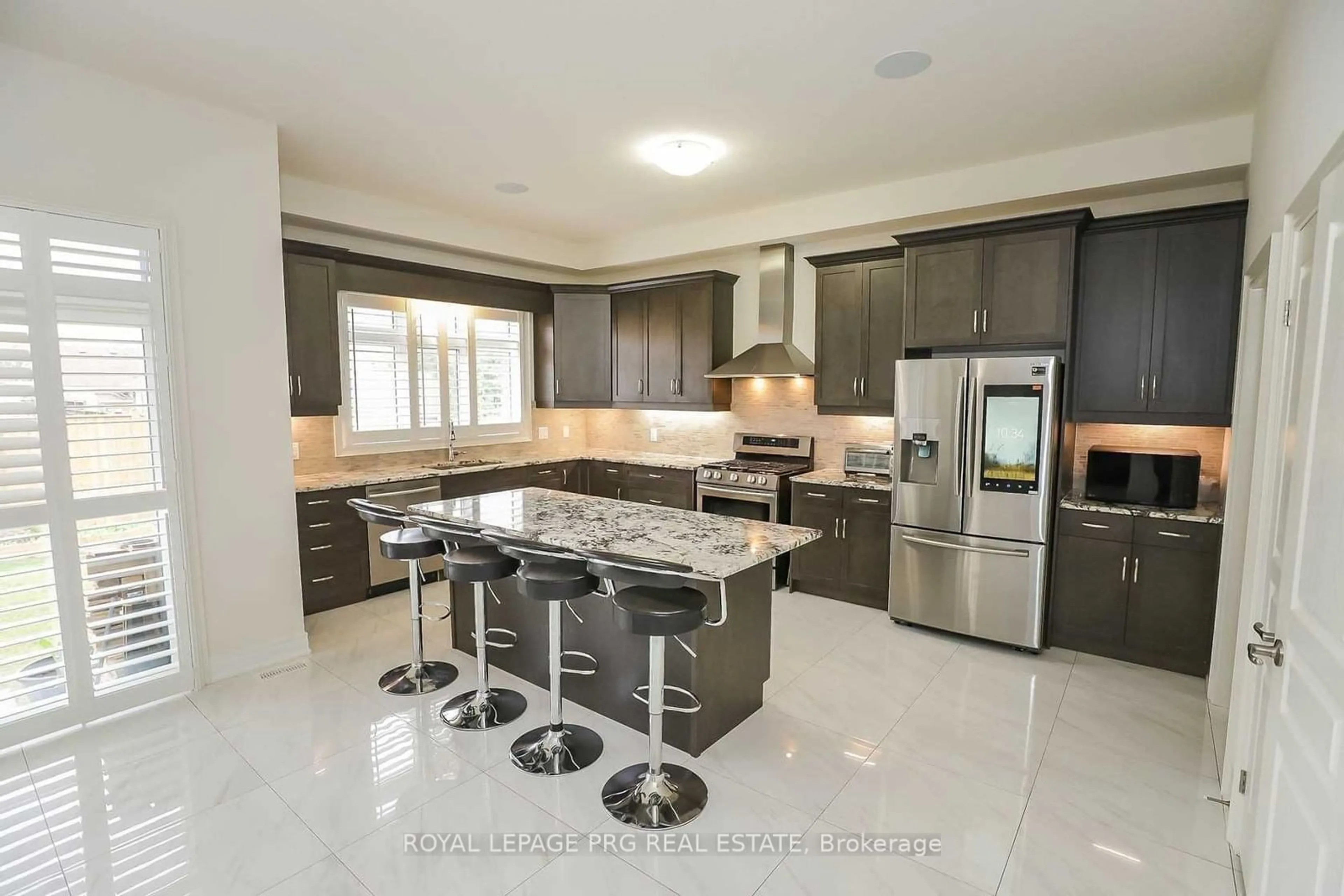 Contemporary kitchen, ceramic/tile floor for 9211 Tallgrass Ave, Niagara Falls Ontario L2G 0A4