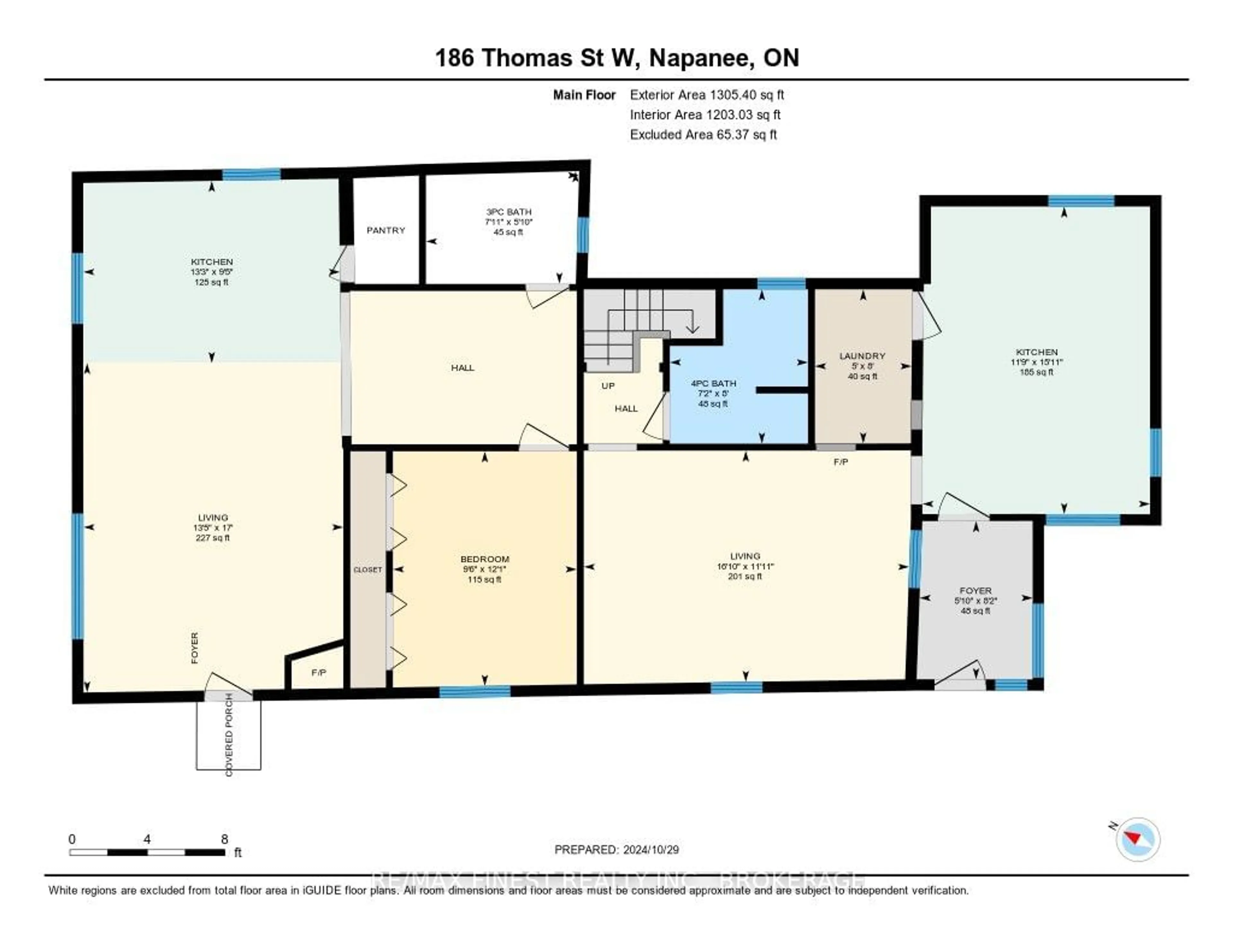 Floor plan for 186 Thomas St, Greater Napanee Ontario K7R 2H5