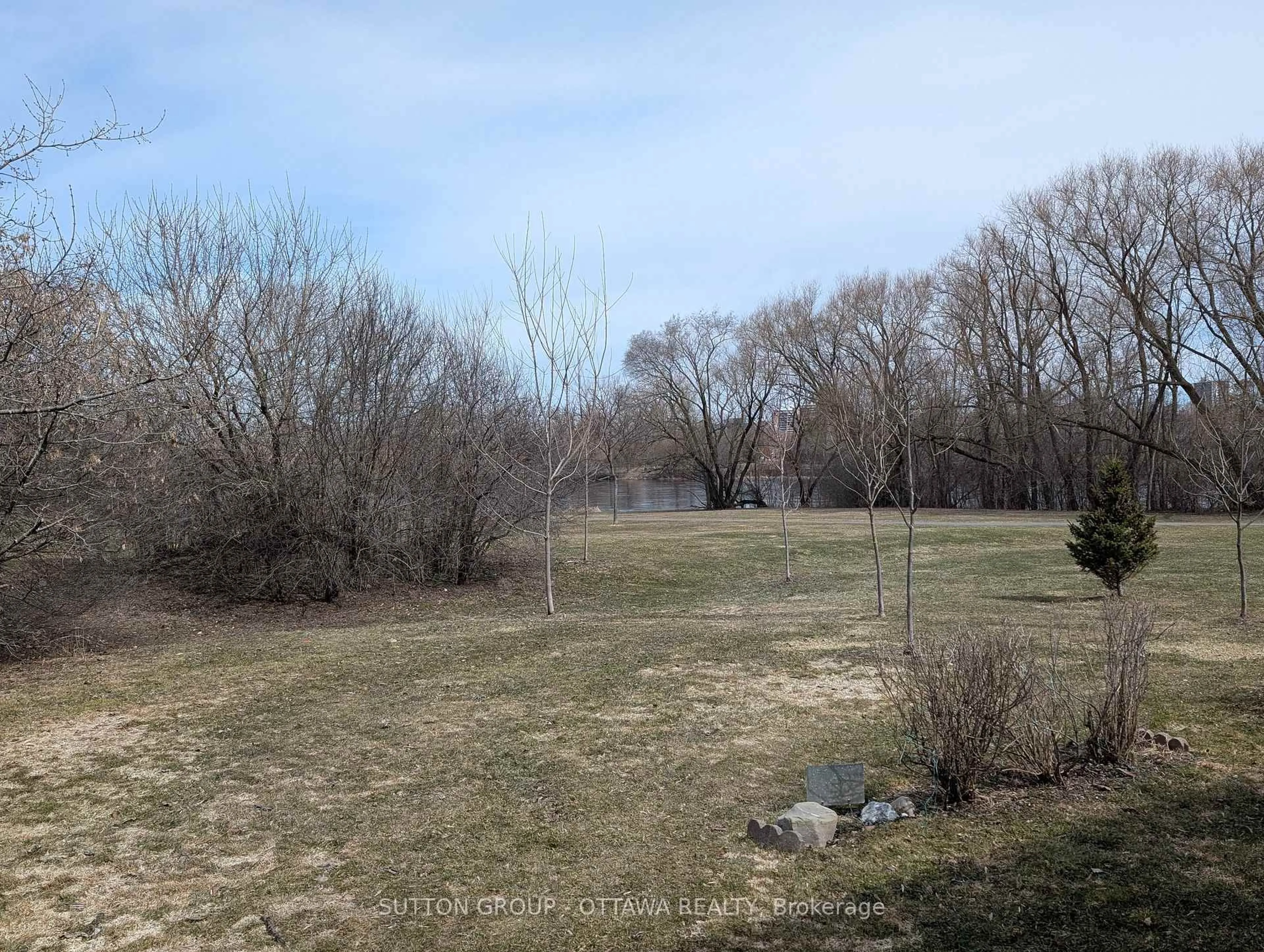 A pic from outside/outdoor area/front of a property/back of a property/a pic from drone, forest/trees view for 35 Robinson Ave #F, Ottawa Ontario K1N 8N8