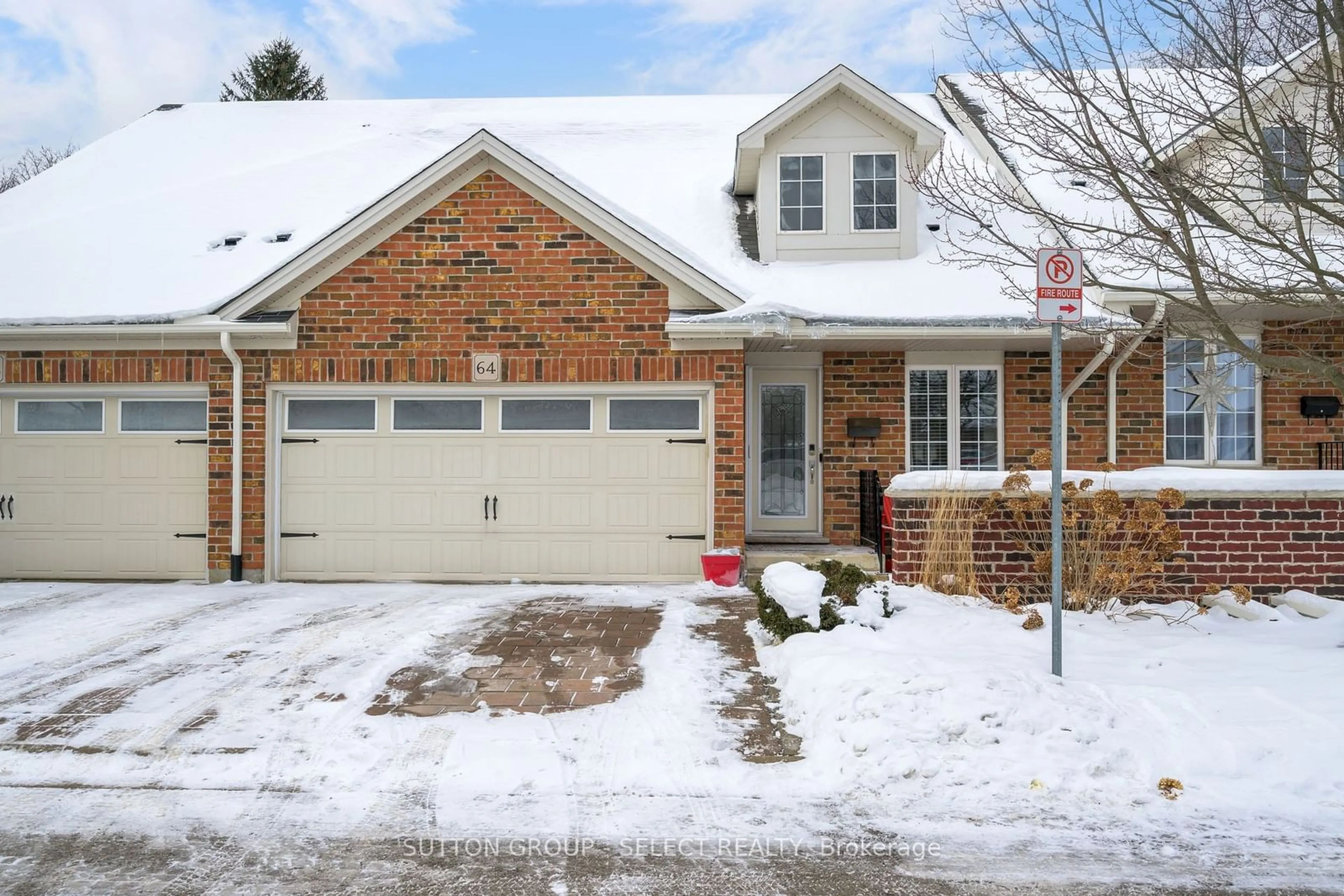 Home with brick exterior material, street for 464 Commissioners Rd #64, London Ontario N6J 0A2