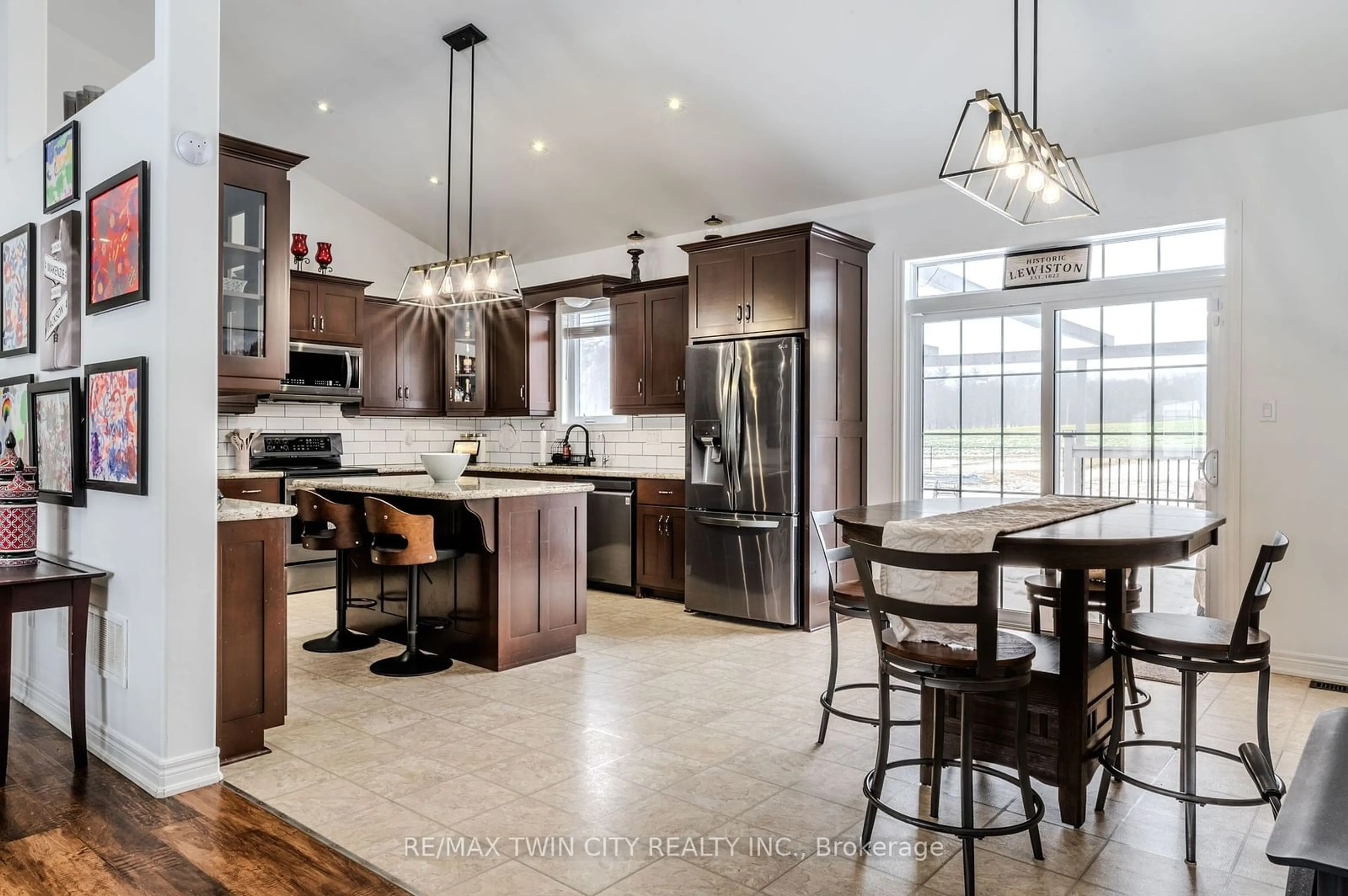 Open concept kitchen, ceramic/tile floor for 2096 main St, Norfolk Ontario N0E 1X0