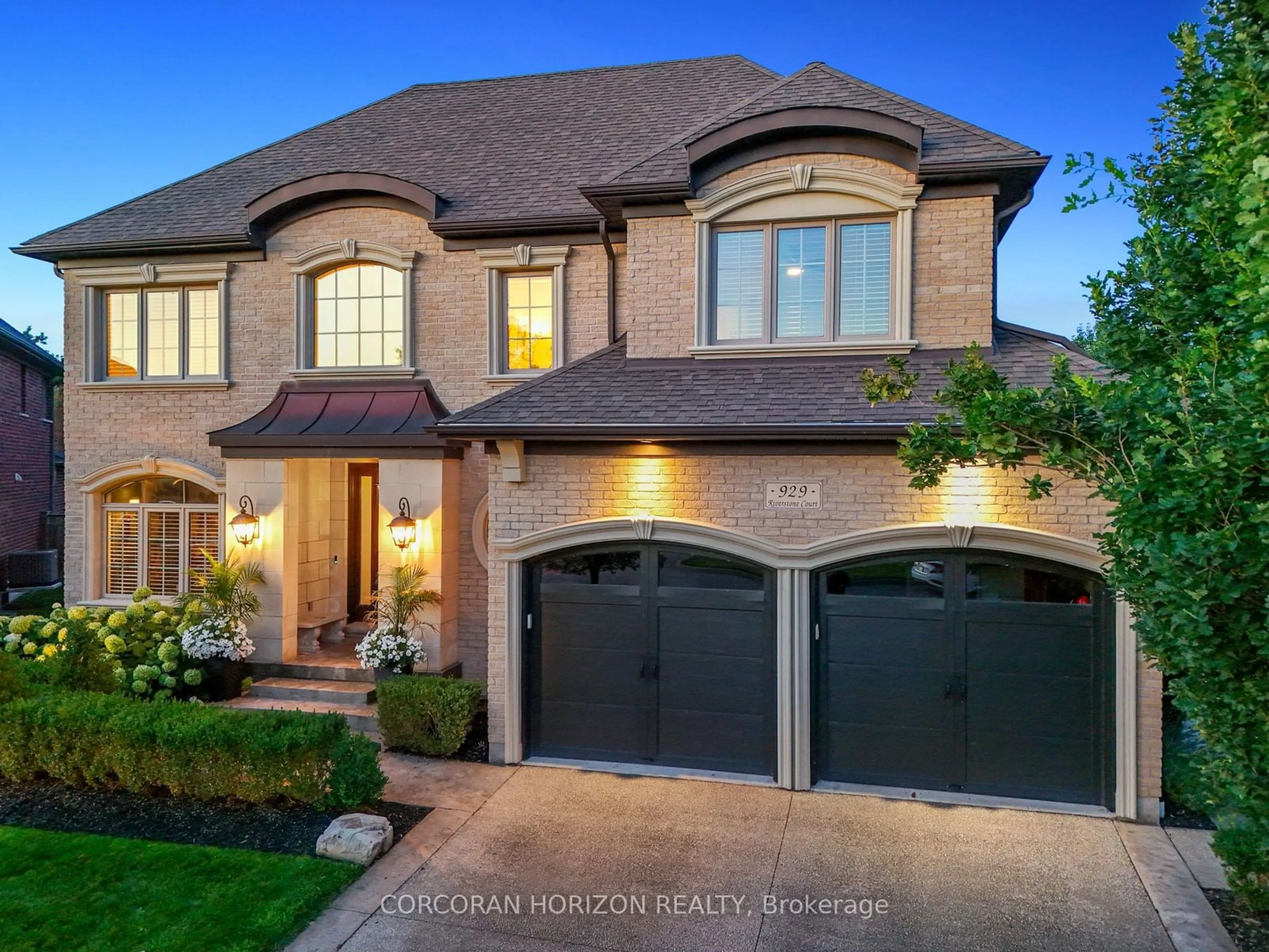 Home with brick exterior material, street for 929 Riverstone Crt, Kitchener Ontario N2P 0A3