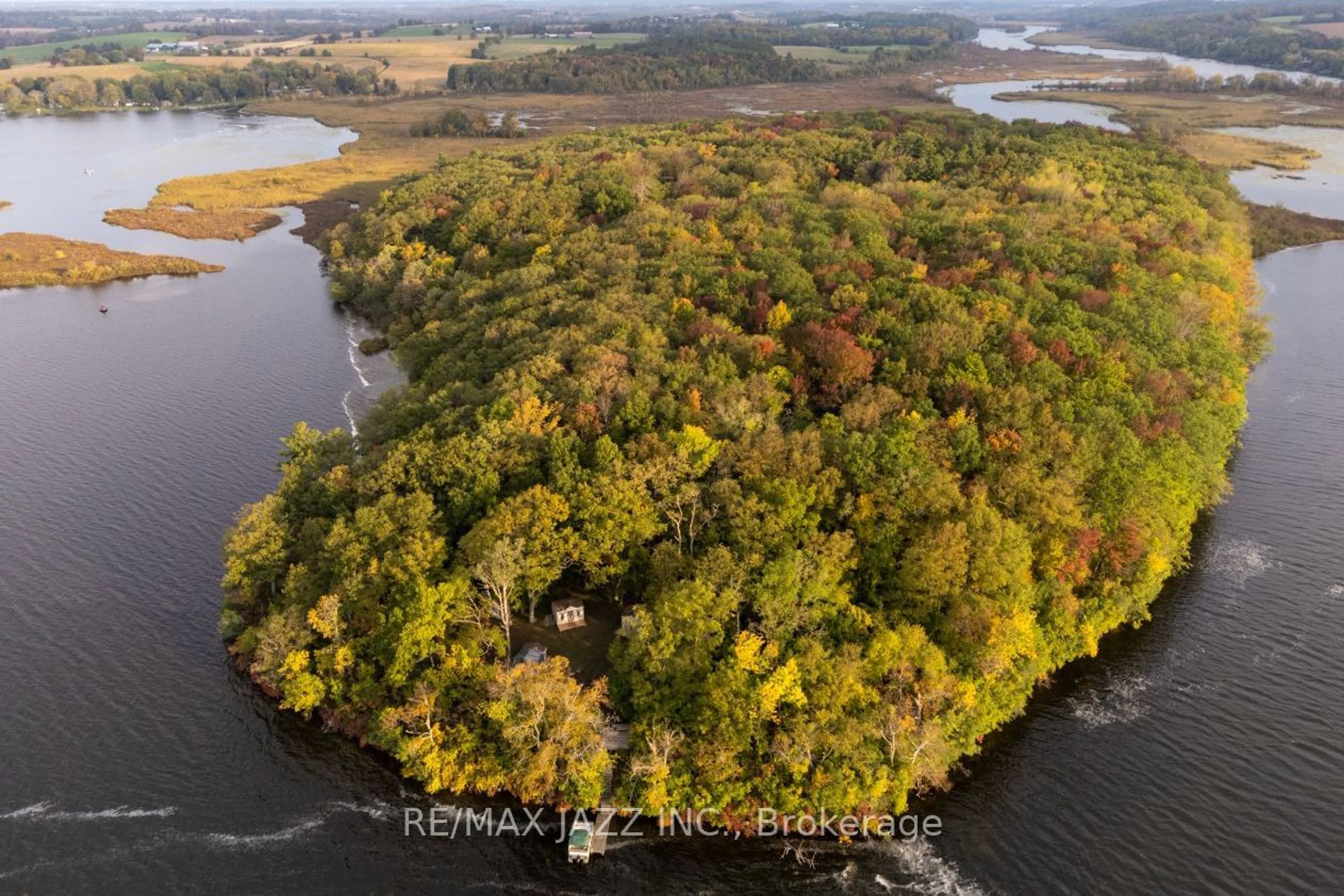 A pic from outside/outdoor area/front of a property/back of a property/a pic from drone, water/lake/river/ocean view for 0 Jubilee Island, Otonabee-South Monaghan Ontario K0L 1B0