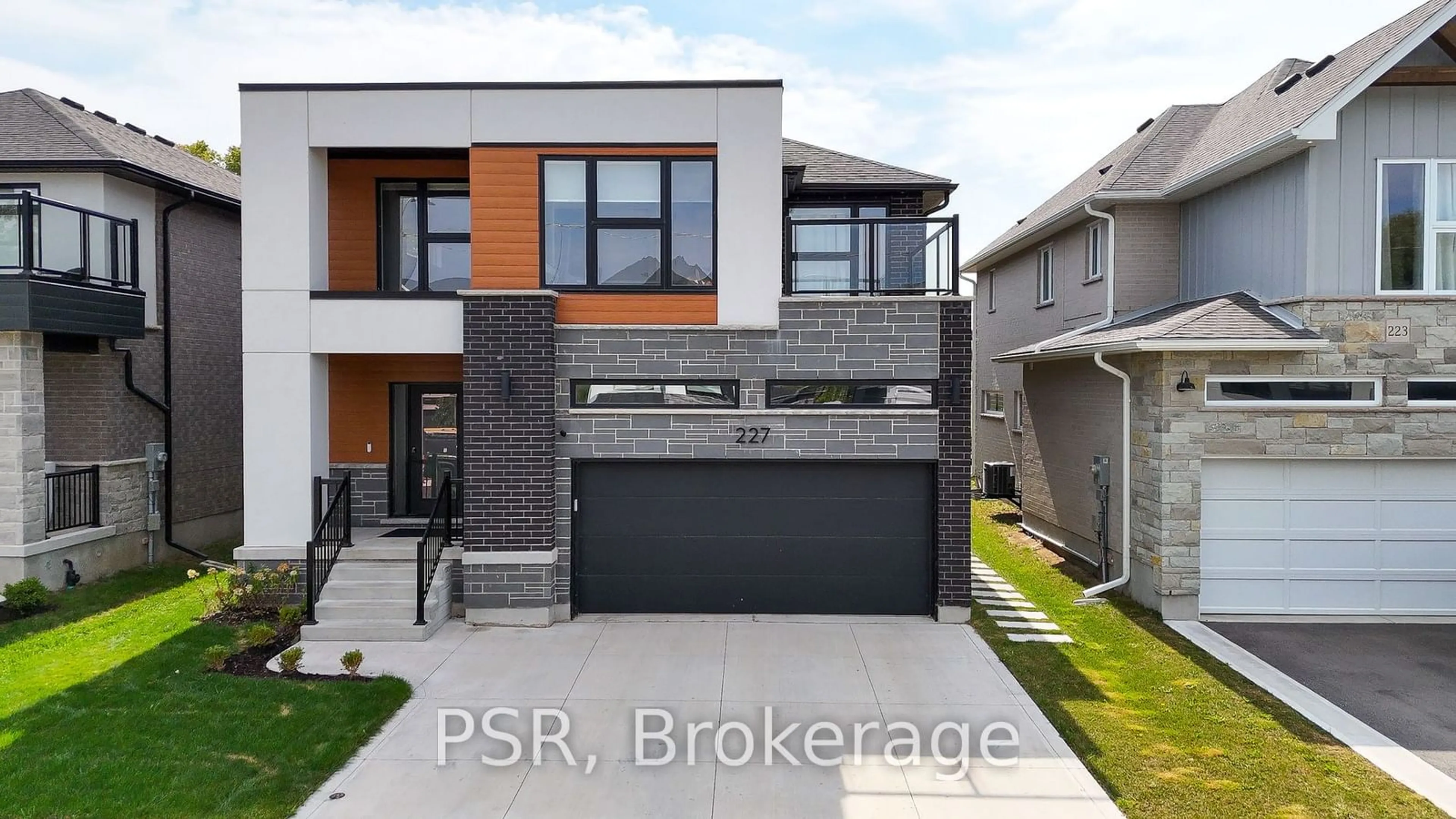 Home with brick exterior material, street for 227 Otterbein Rd, Kitchener Ontario N2B 0A8