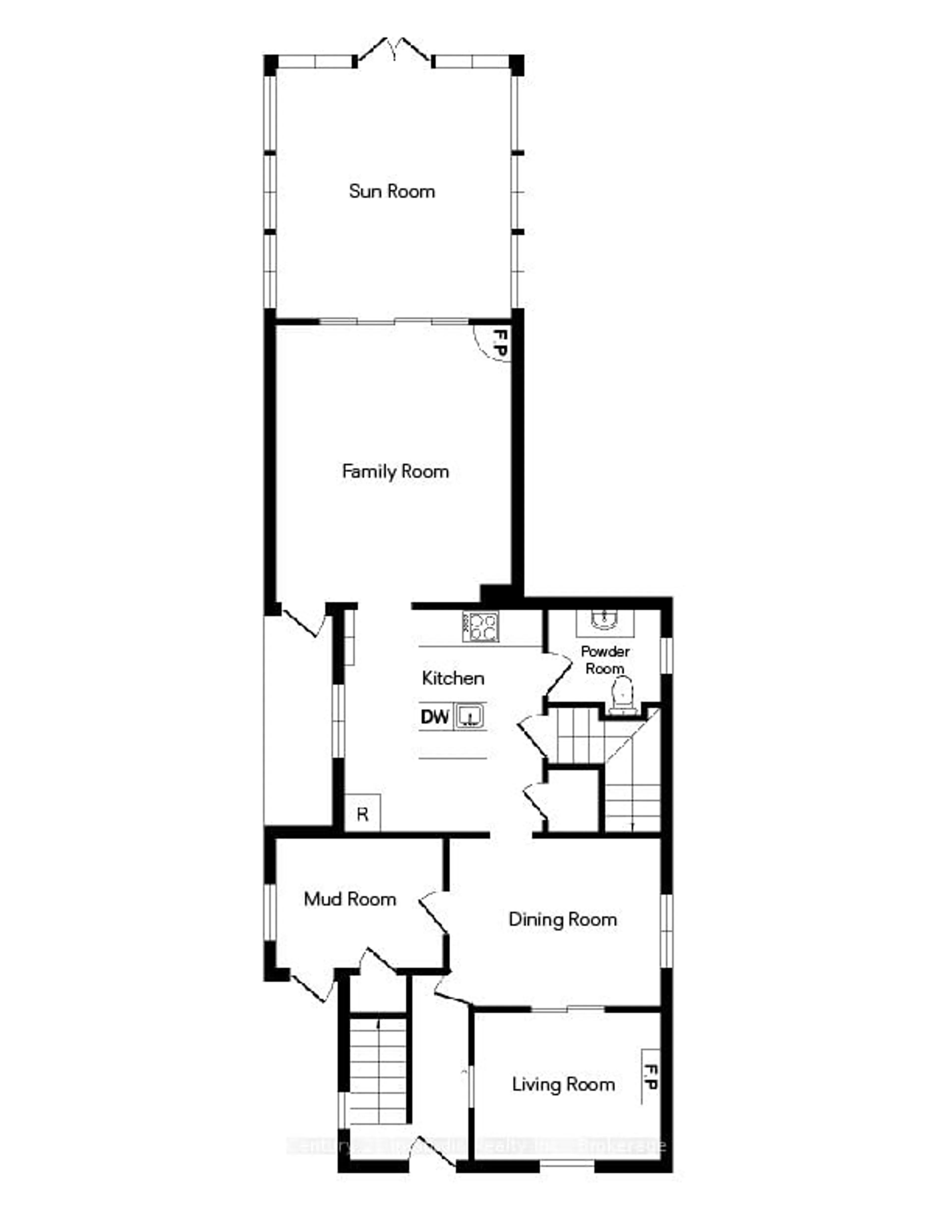 Floor plan for 296 Garafraxa St, Chatsworth Ontario N0H 1G0