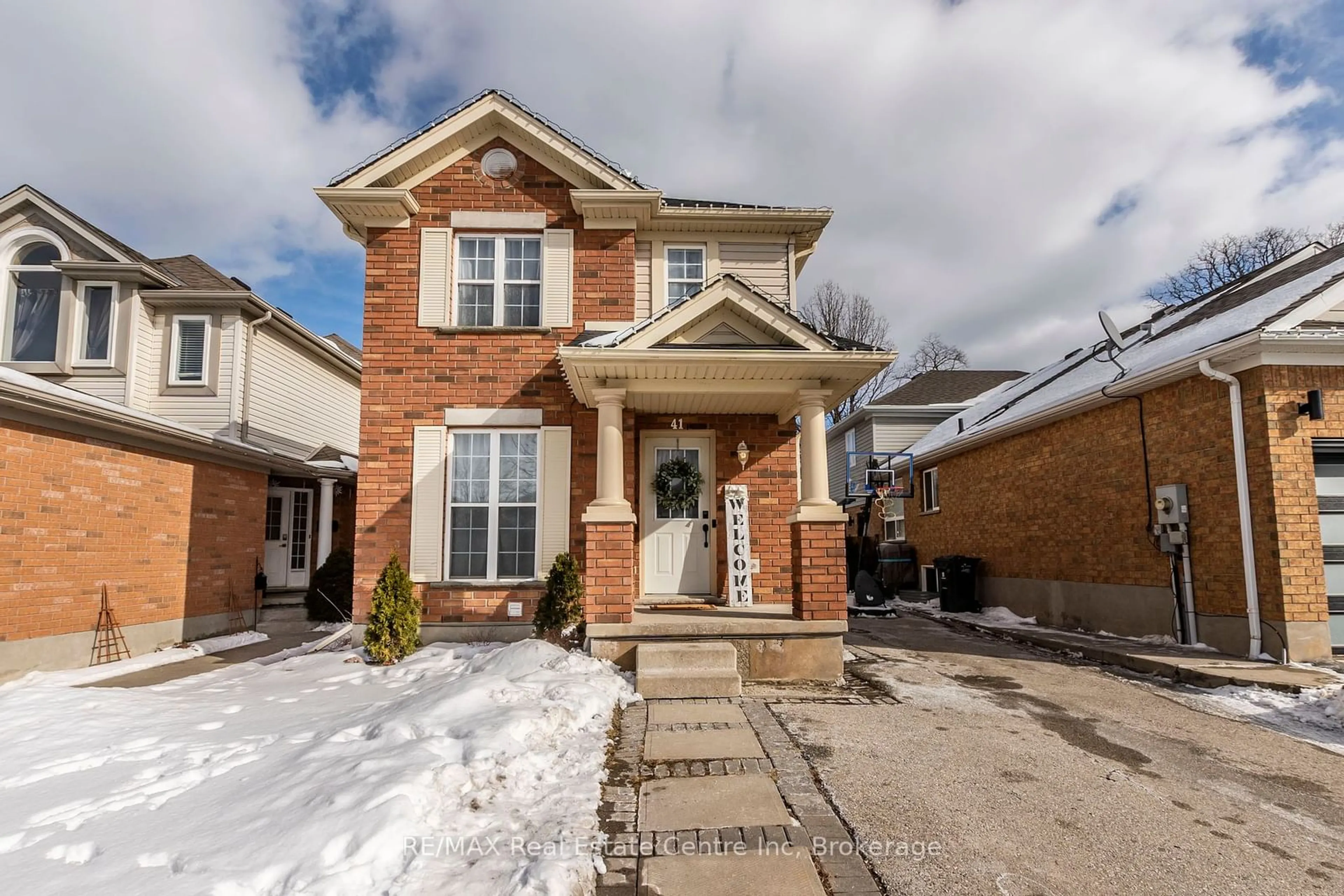 Home with brick exterior material, street for 41 Milson Cres, Guelph Ontario N1C 1G9