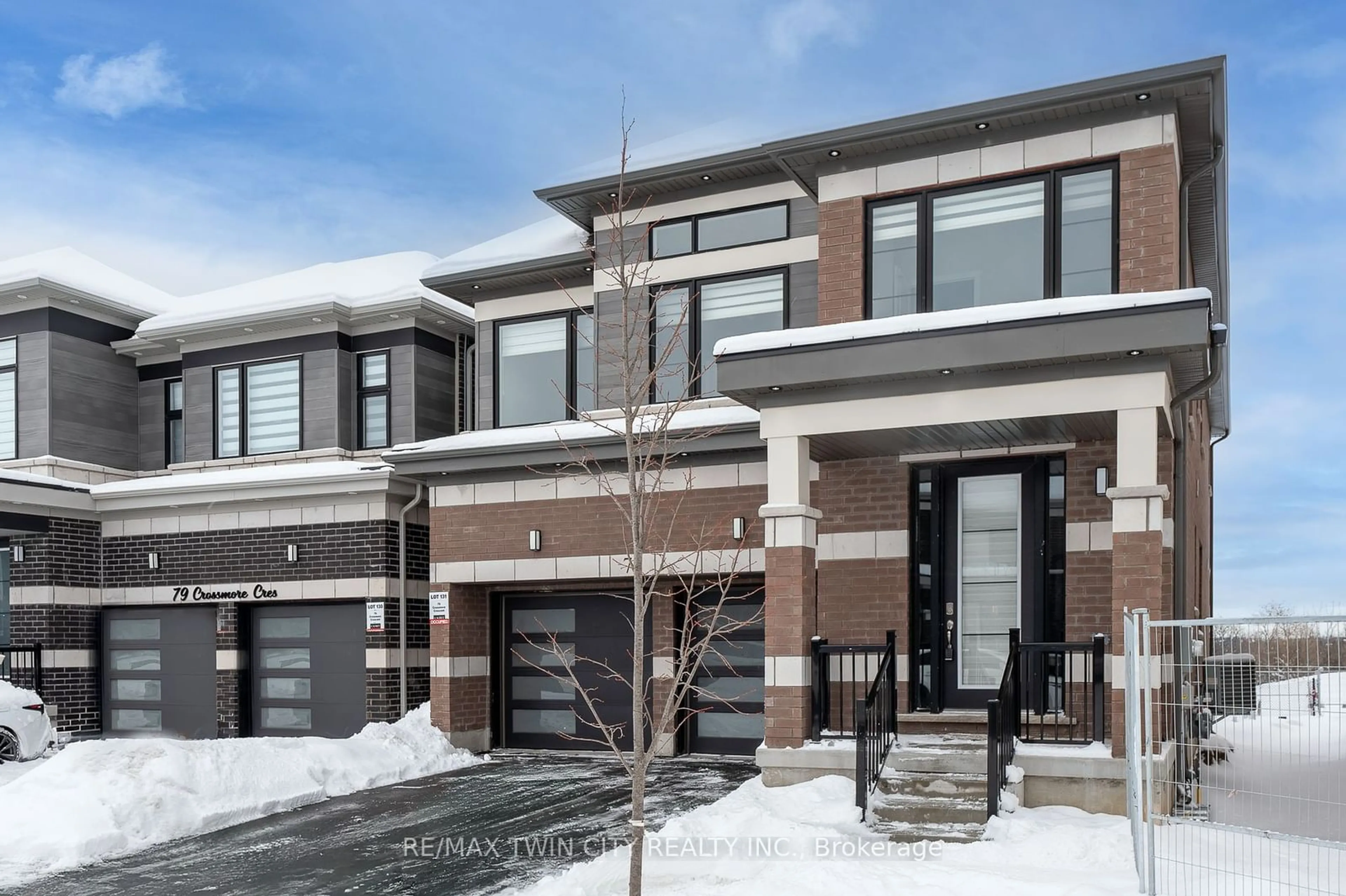 Home with brick exterior material, street for 75 CROSSMORE Cres, Cambridge Ontario N1S 0C7